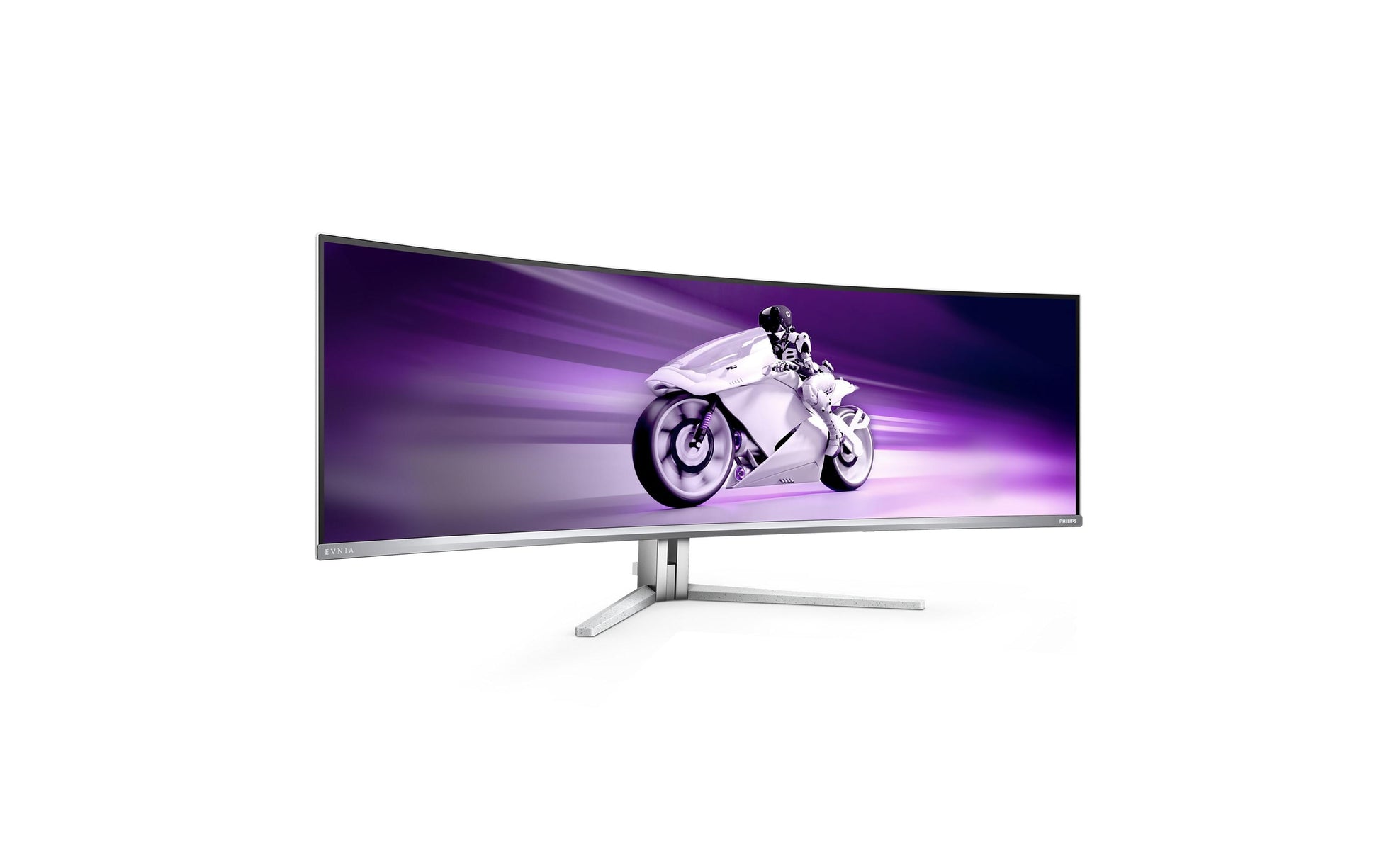 Philips 49M2C8900/00 – Monitor, 48,9", 250 cd/m², USB-C, DisplayPort, 2× HDMI, KVM, VESA 100 × 100, Weiss
