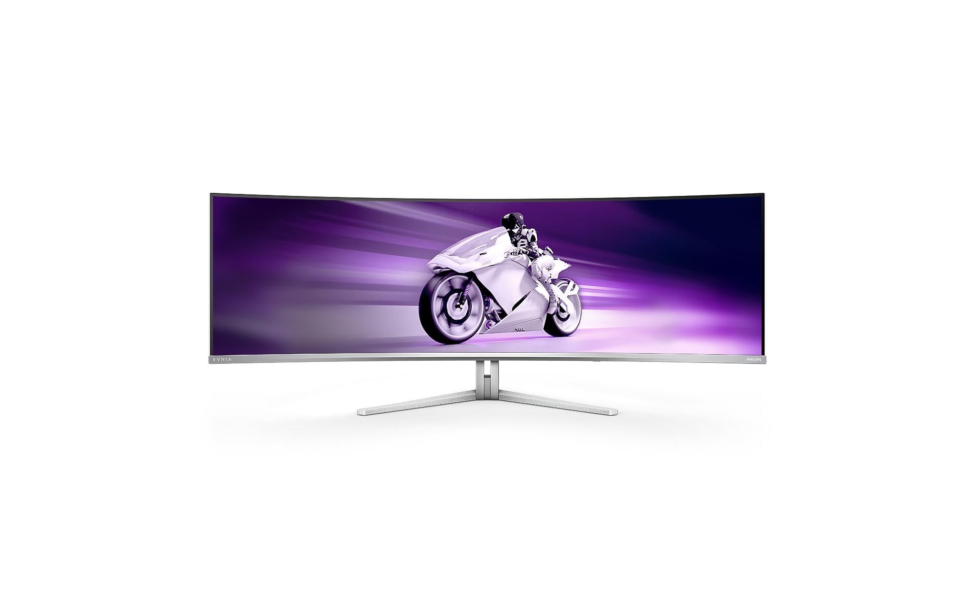 Philips 49M2C8900/00 – Monitor, 48,9", 250 cd/m², USB-C, DisplayPort, 2× HDMI, KVM, VESA 100 × 100, Weiss