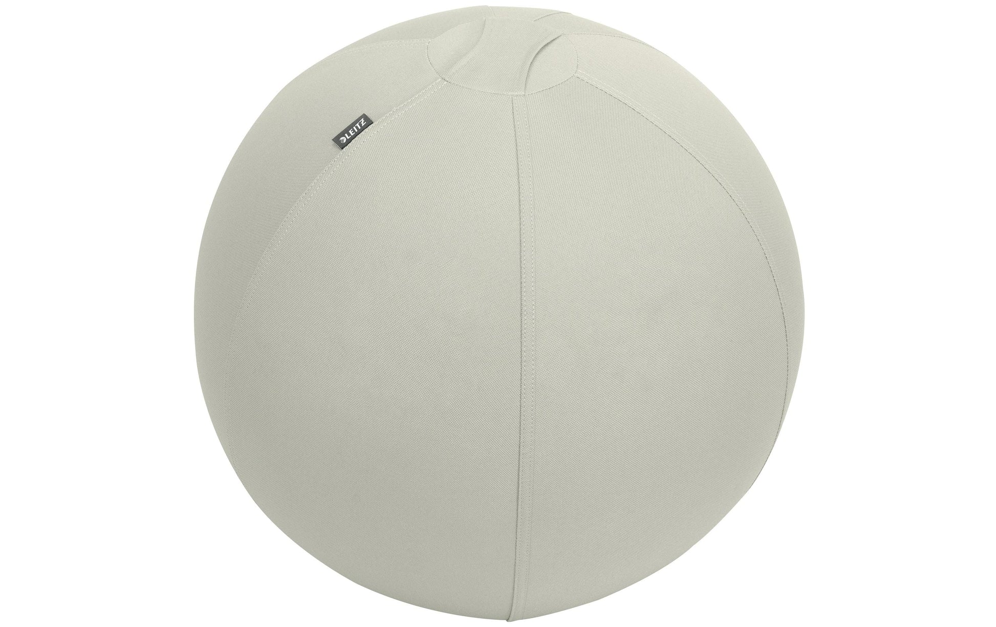 Leitz Sitzball – Ø 55 cm, hellgrau, Bezug: Stoff