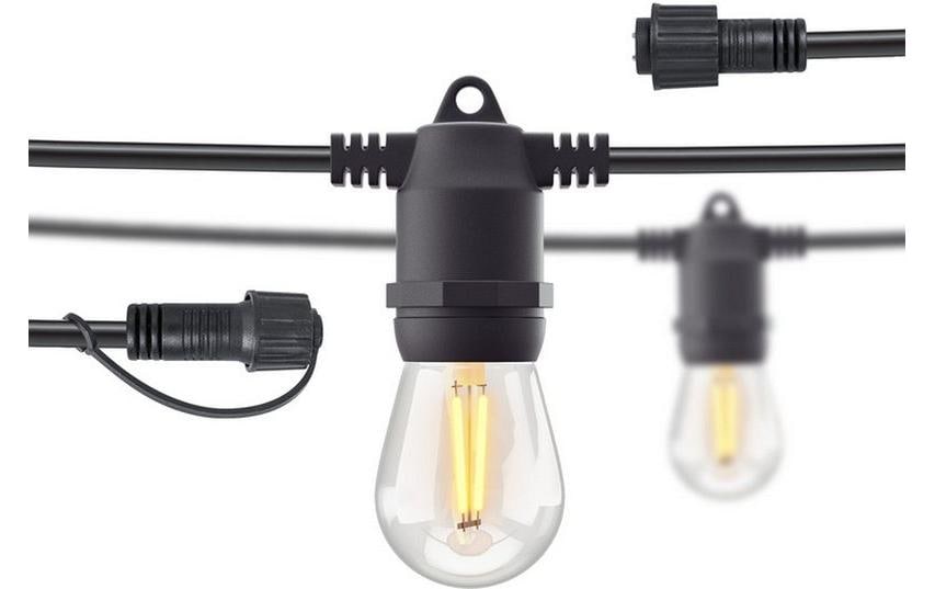 Hombli Lichterkette (Erweiterung) 5 m – Warmweiss 2700 K, WLAN – für Amazon Alexa – IP65