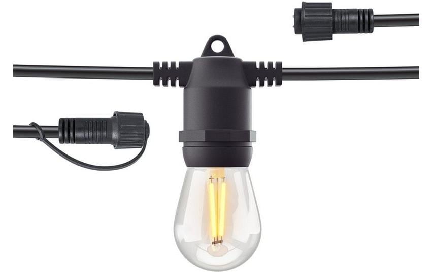 Hombli Lichterkette (Erweiterung) 5 m – Warmweiss 2700 K, WLAN – für Amazon Alexa – IP65