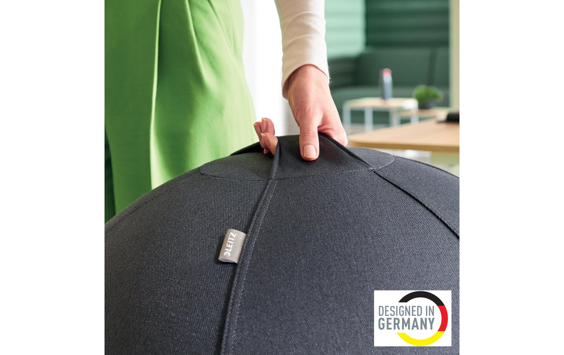 Leitz Sitzball Ergo Active – Ø 65 cm, dunkelgrau