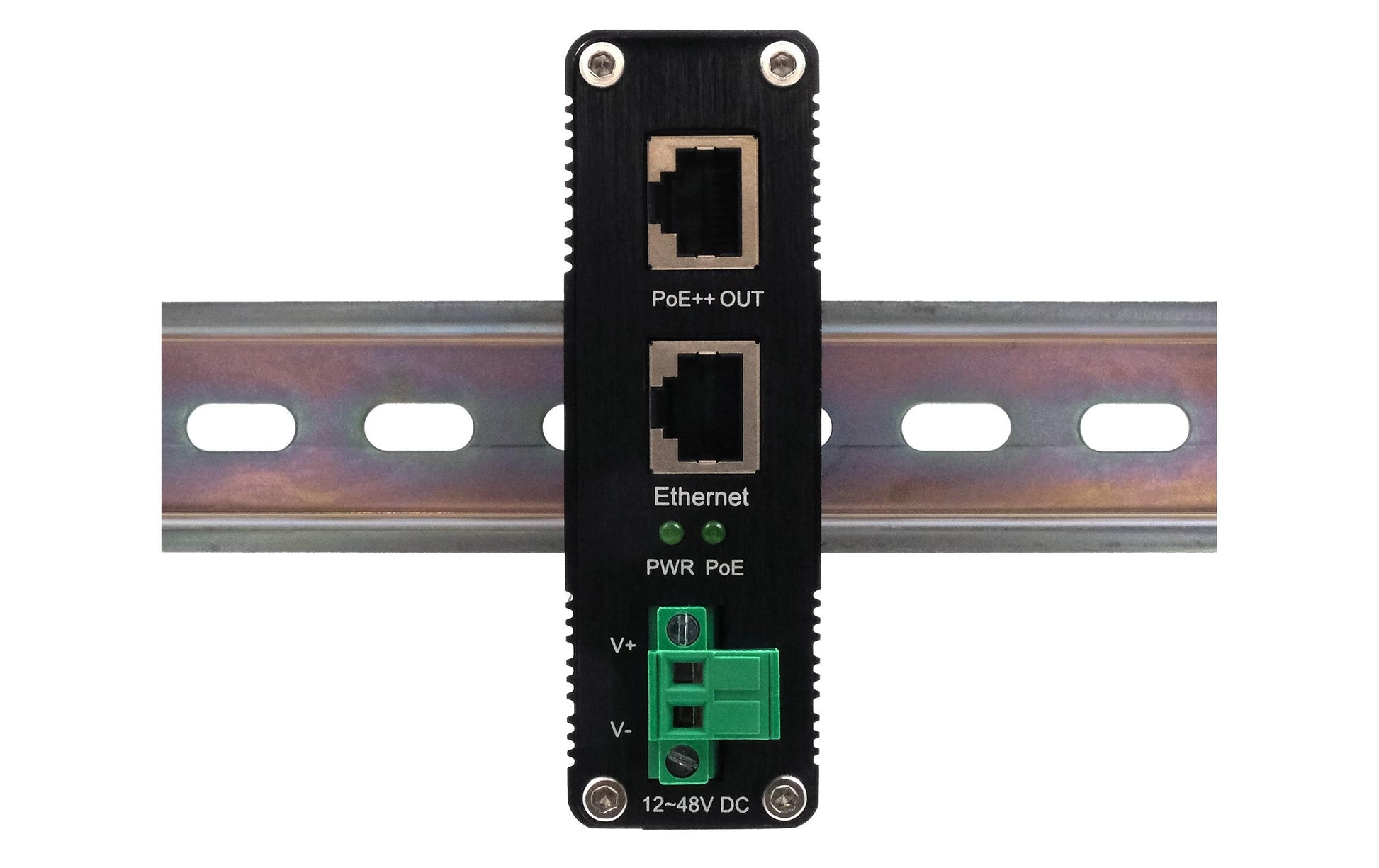 EXSYS EX-60315 PoE Midspan – 90 W IEEE 802.3bt, PoE++, Gigabit, 1× In / 1× Out RJ-45, IP40