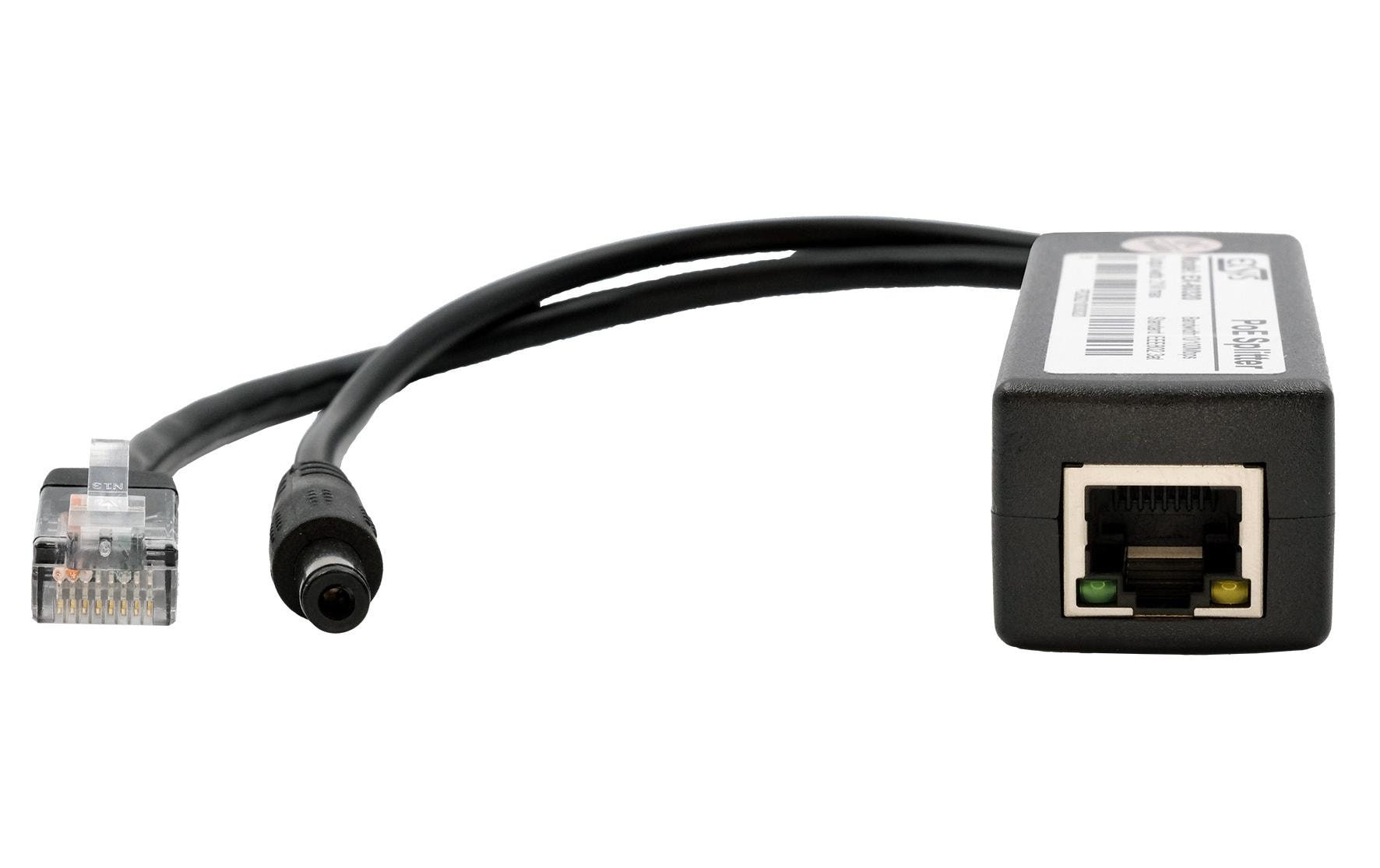 EXSYS EX-60320 PoE-Splitter – 10/100, IEEE 802.3af (PoE), 21 W, 1× RJ-45