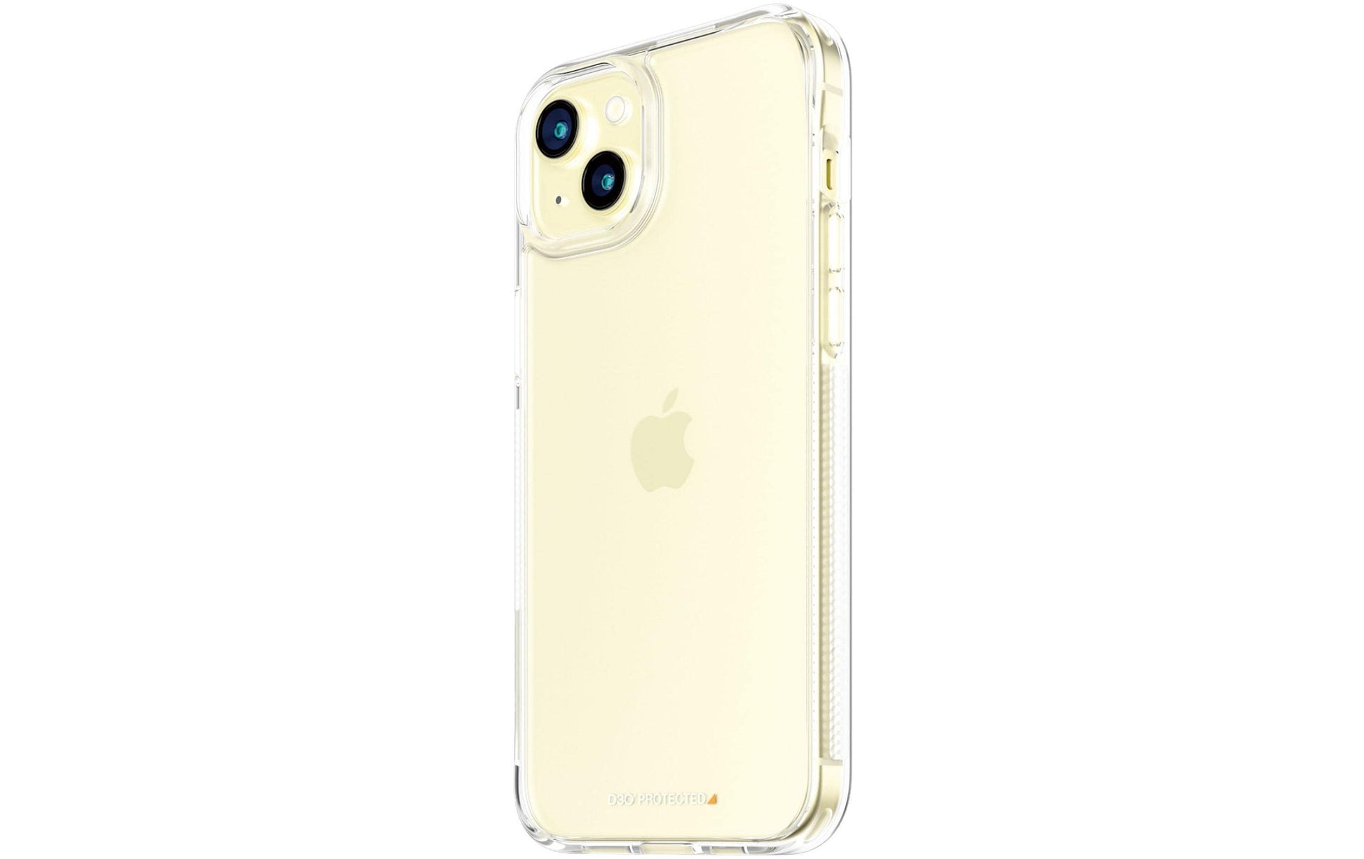 PanzerGlass HardCase (mit D3O) Backcover – für Apple iPhone 15 Plus, Transparent, bis 3,6 m sturzsicher