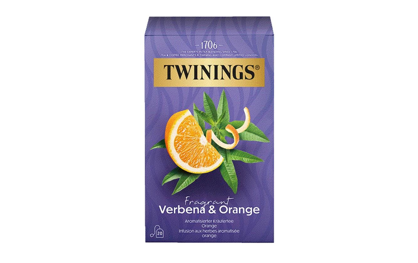 Twinings – Früchtetee Eisenkraut & Orange – Teebeutel 20 Beutel