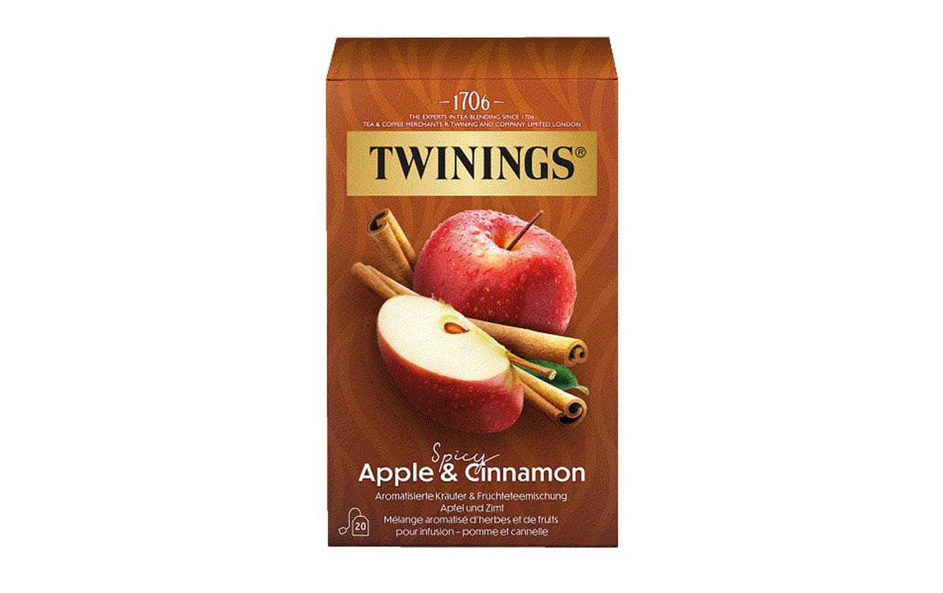 Twinings – Früchtetee Apfel & Zimt – Teebeutel 20 Beutel