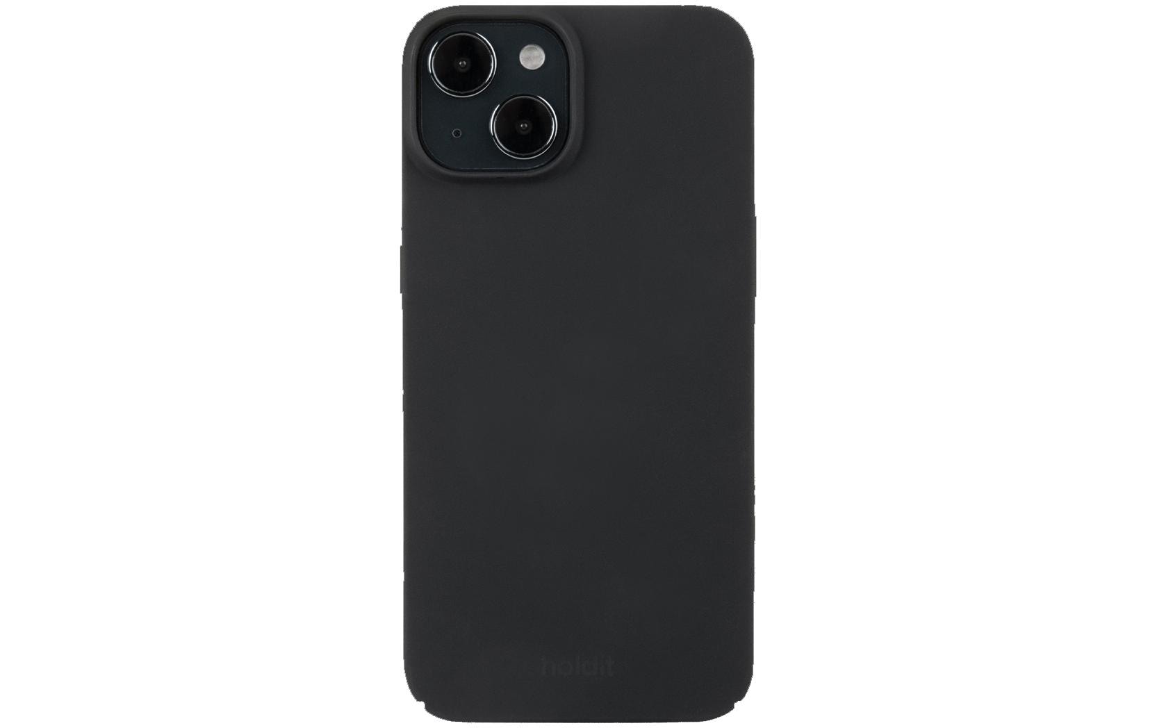 HoldIt Backcover – für Apple iPhone 15, Recycling-Kunststoff, schwarz