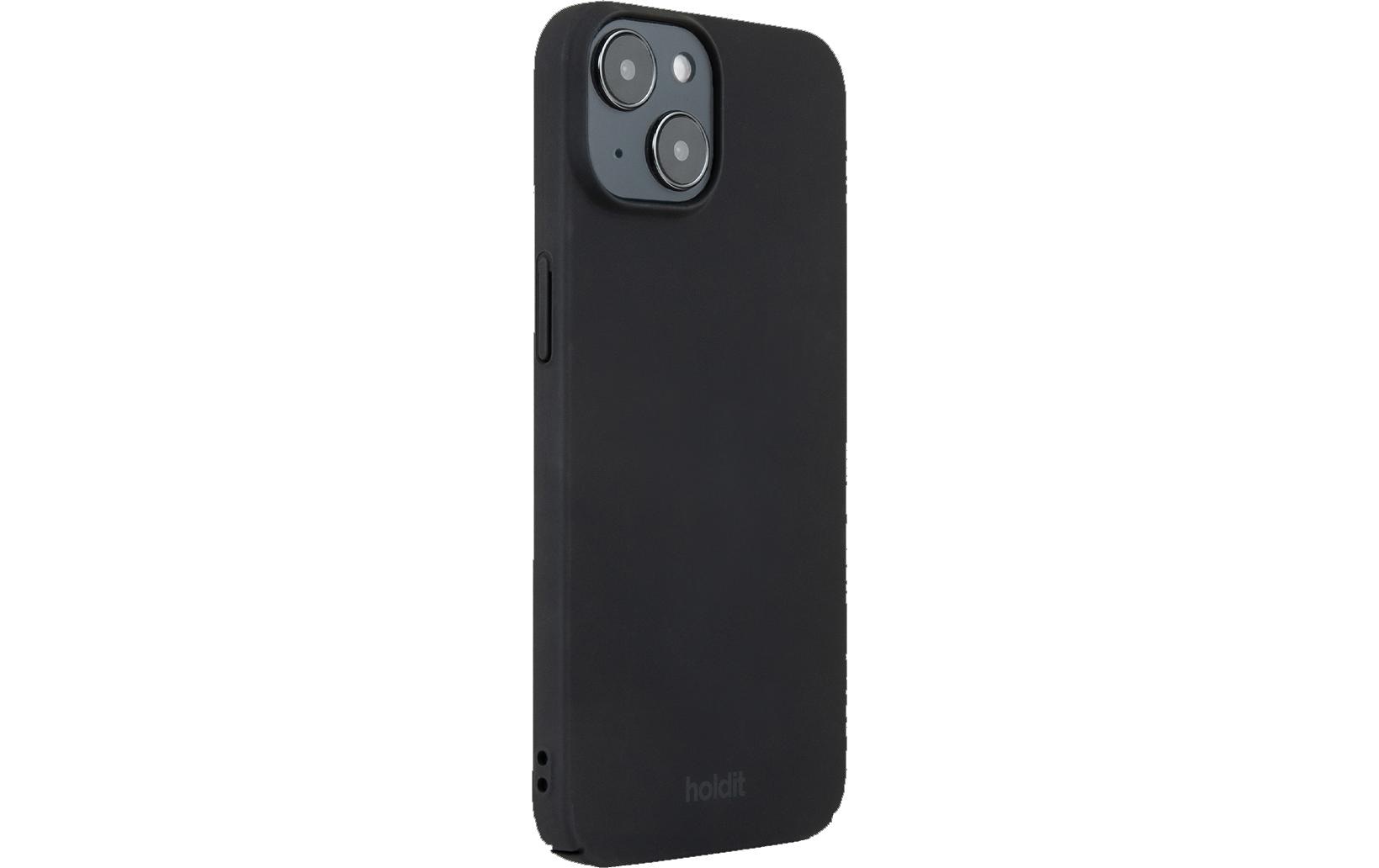 HoldIt Backcover – für Apple iPhone 15, Recycling-Kunststoff, schwarz