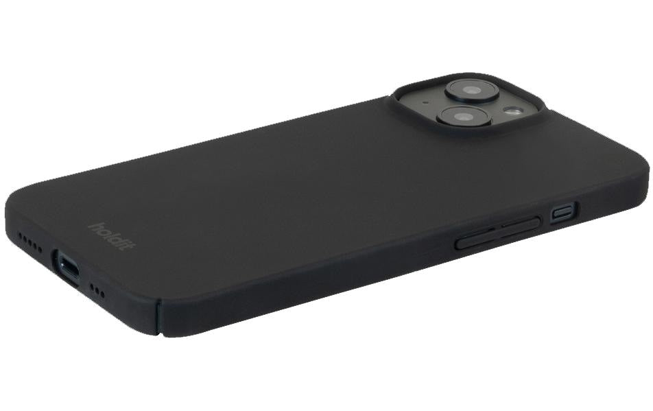 HoldIt Backcover – für Apple iPhone 15, Recycling-Kunststoff, schwarz