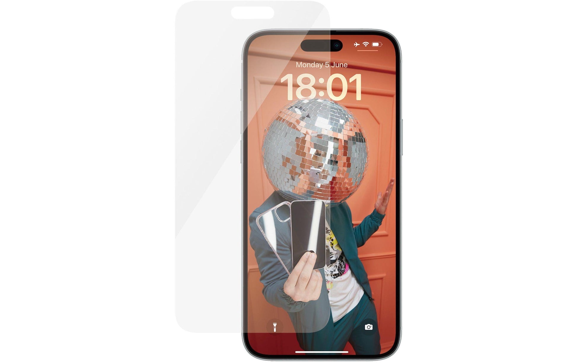PanzerGlass Displayschutz (Panzerglas), Case Friendly – für iPhone 15 Plus