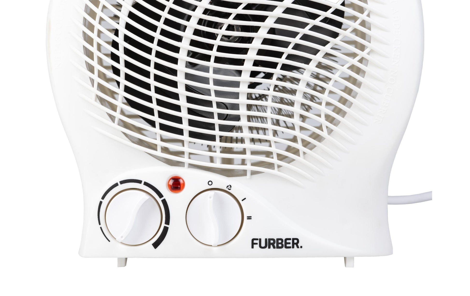 Furber Heizlüfter – 2000 W, Weiss, Thermostat, Überhitzungsschutz