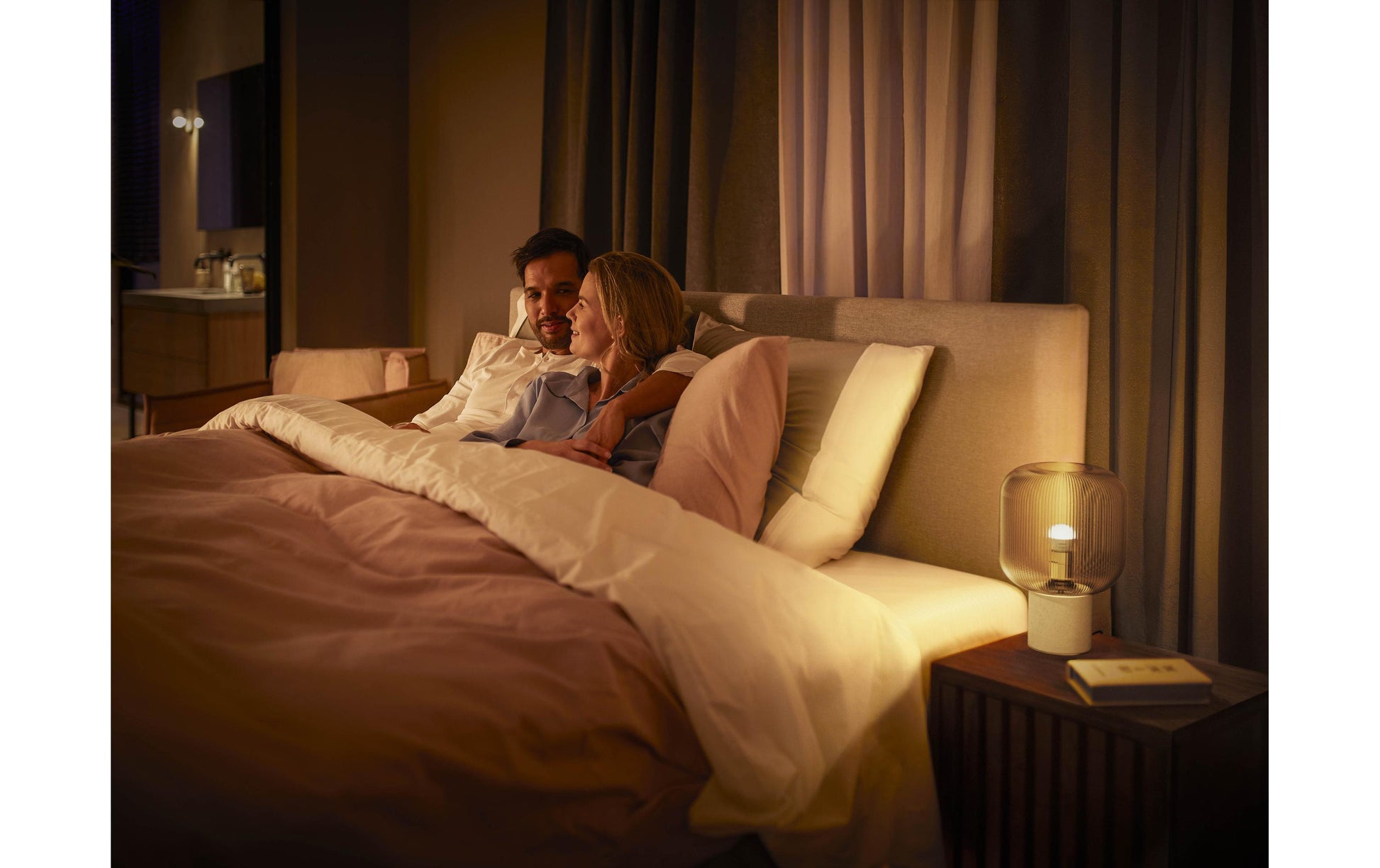 Philips by Signify Philips Hue Smart-Leuchtmittel E14 White Ambiance – 470 lm, 2200–6500 K, App-Steuerung, dimmbar – 2er-Pack