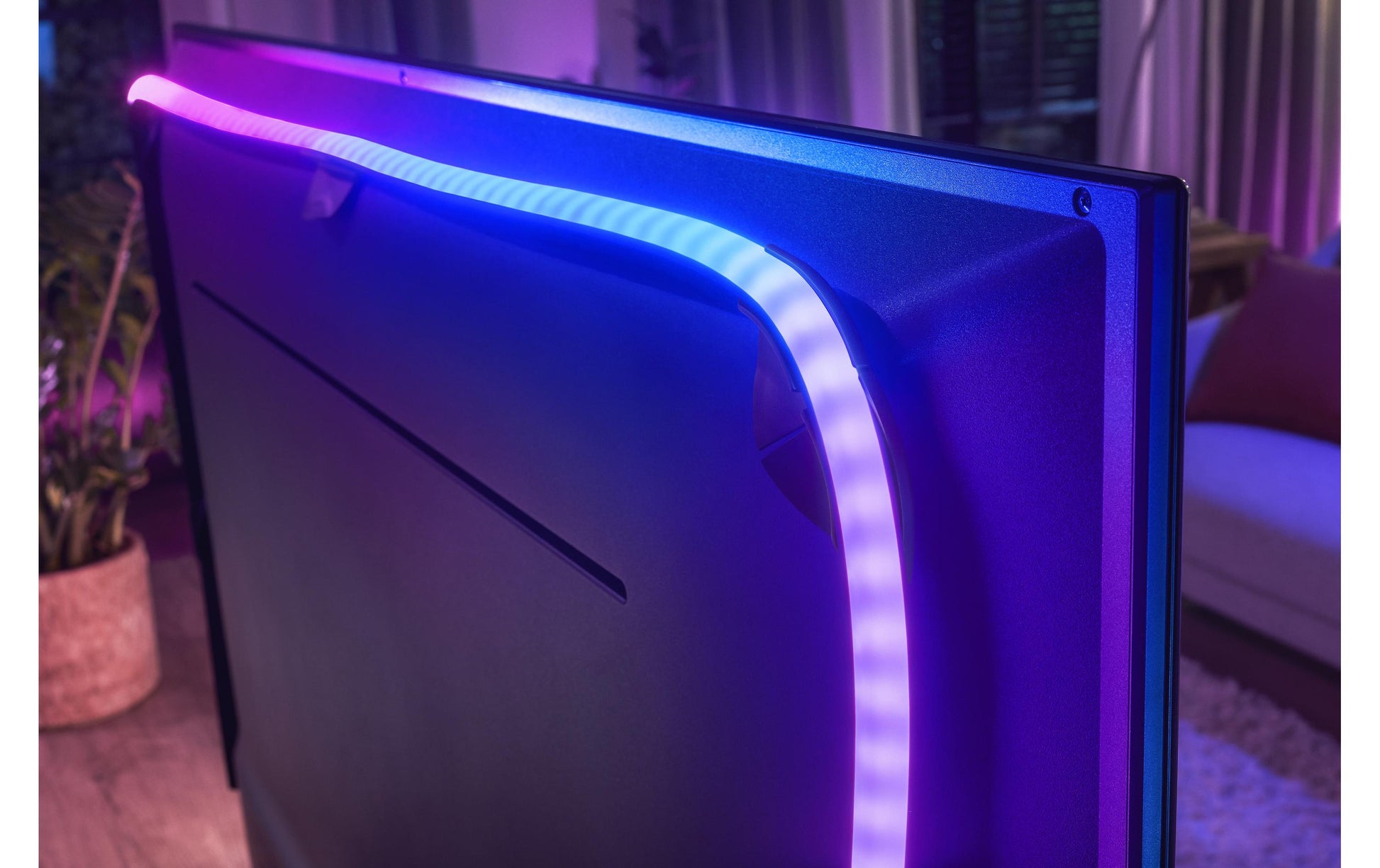 Philips by Signify Philips Hue LED-Strip Gradient Lightstrip 65 – 2,54 m, 1020 lm, 2000–6500 K, dimmbar, BT/Zigbee, für 65"