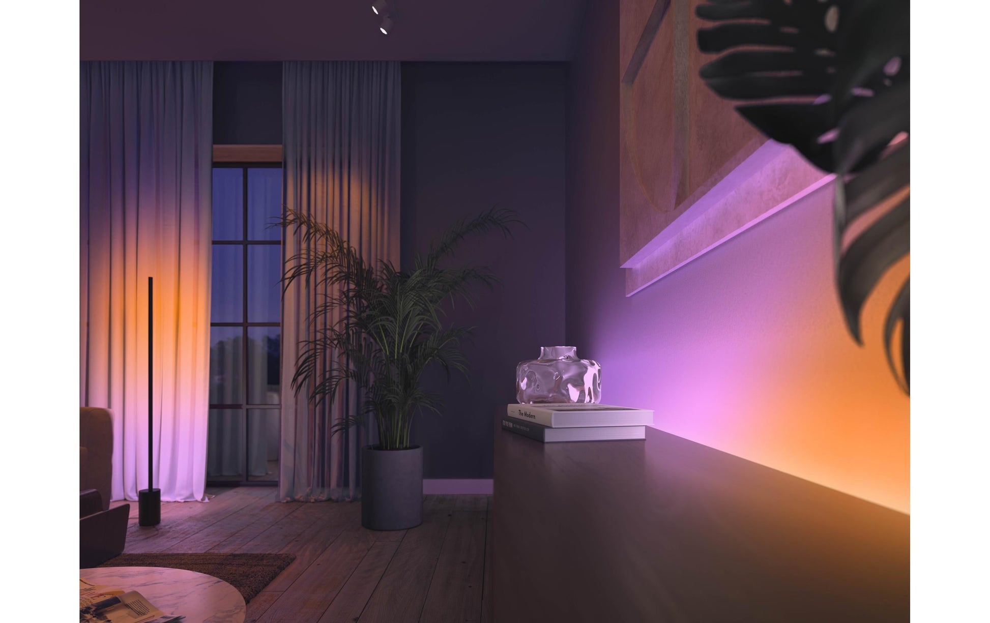 Philips by Signify Philips Hue LED-Strip 1 m – RGB+CCT, 2000–6500 K, Bluetooth/Zigbee – für Philips Hue – IP20 – 1 Stk.