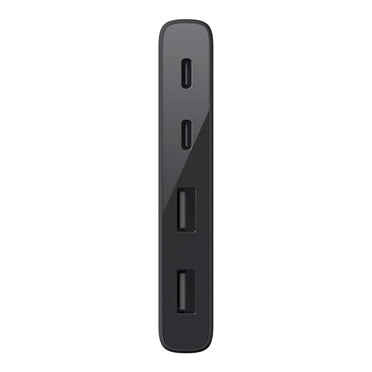 Belkin F4U090btBLK USB-Hub – USB-C, 2× USB-A, 2× USB-C, für MacBook