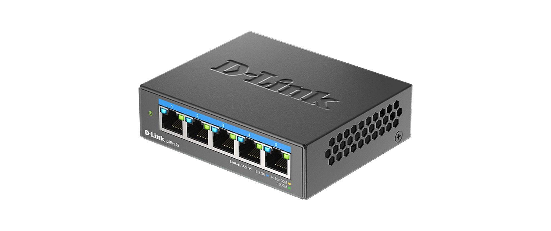 D-Link DMS-105/E – Switch – 5×2.5G, L2