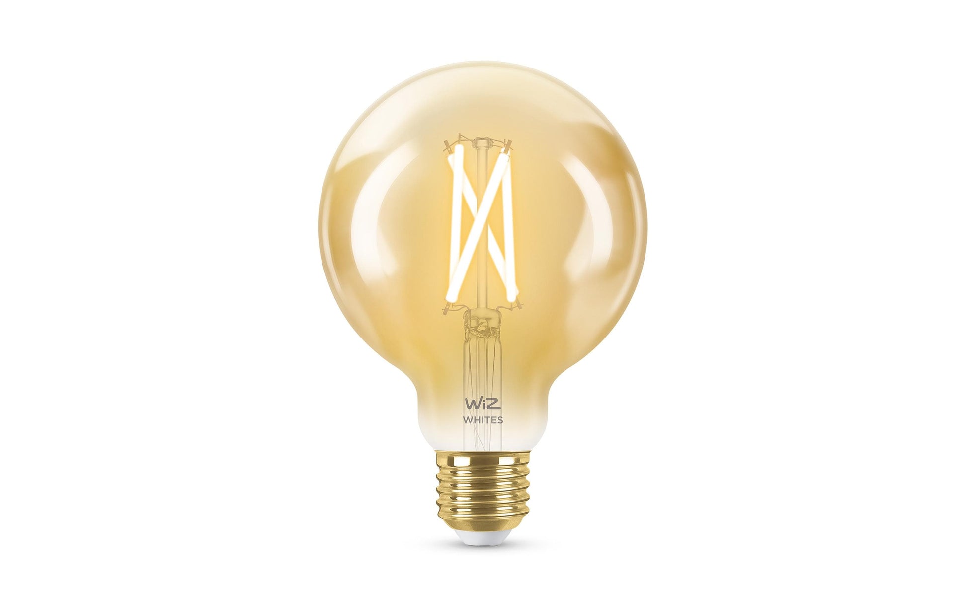 WiZ Smart-Leuchtmittel E27 G95 – 2000–5000 K, 640 lm, 7 W, WLAN/Bluetooth – 1 Stk.