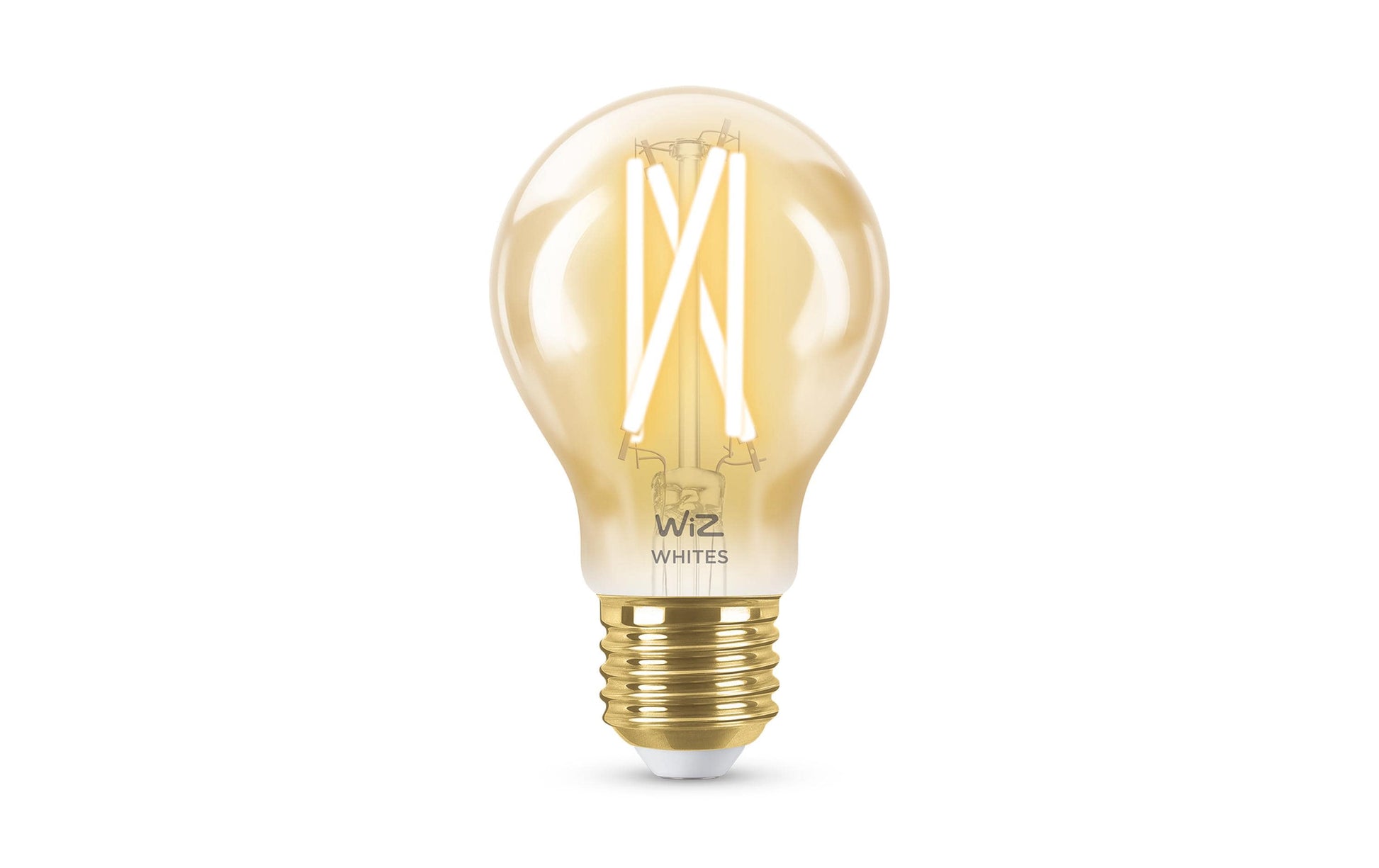 WiZ Smart-Leuchtmittel E27 A60 – Einstellbares Weiss 2000–5000 K, 640 lm, 7 W, WLAN/Bluetooth, Matter – 1 Stk.