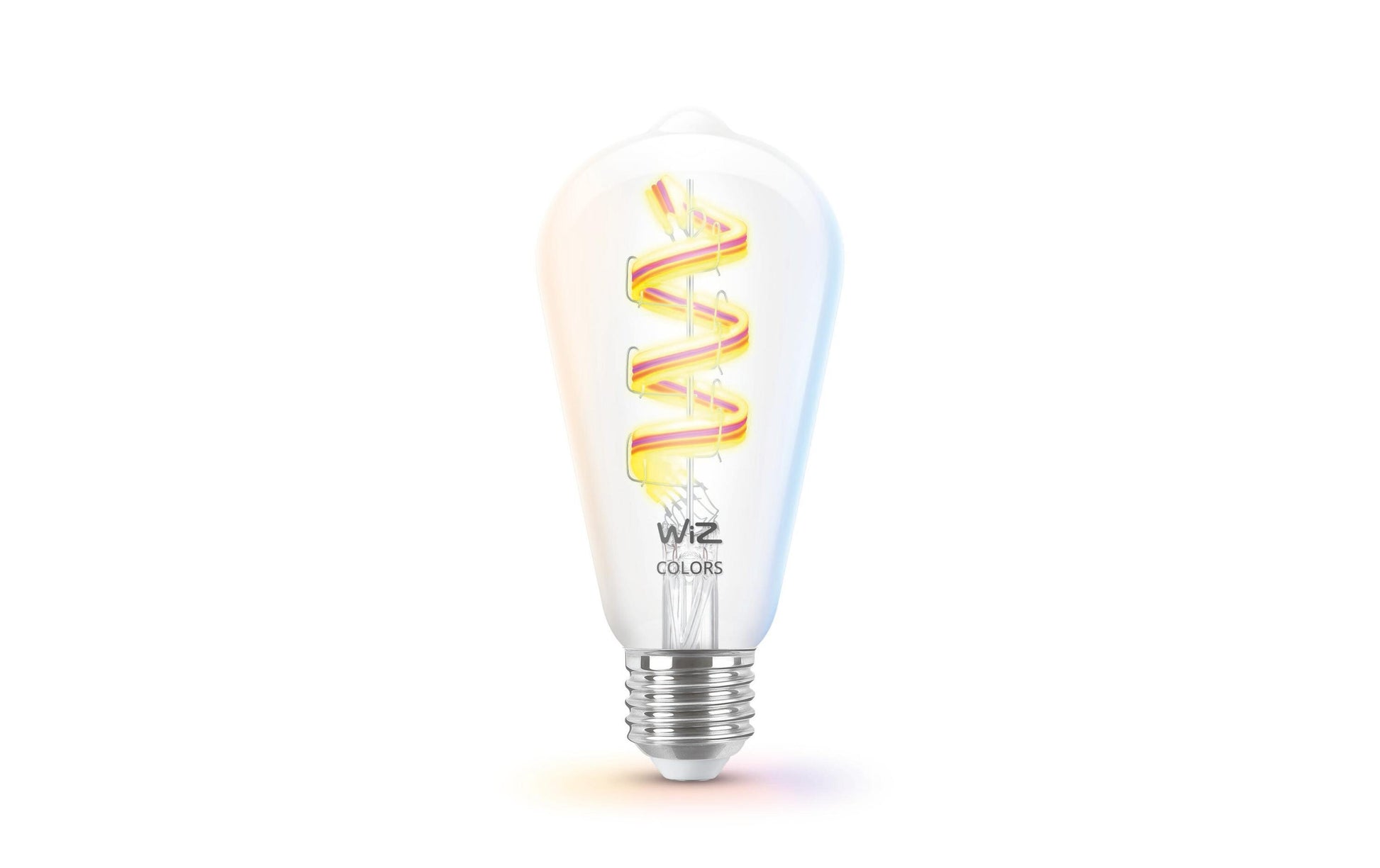 WiZ Smart-Leuchtmittel E27 ST64 – 470 lm, 2200–6500 K/mehrfarbig, WLAN/App, dimmbar – 1-Pack