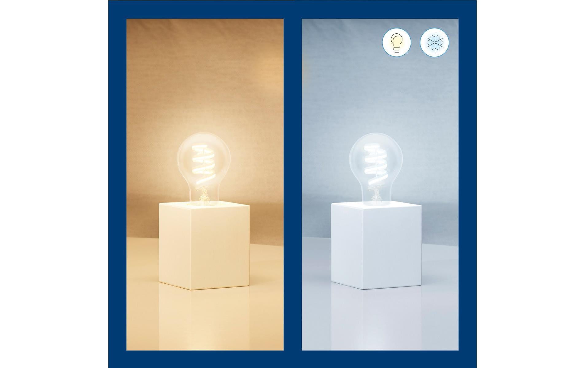 WiZ Smart-Leuchtmittel E27 A60 – RGB+CCT 2200–6500 K, 470 lm, 6,3 W, Matt – für WiZ – 1 Stk.