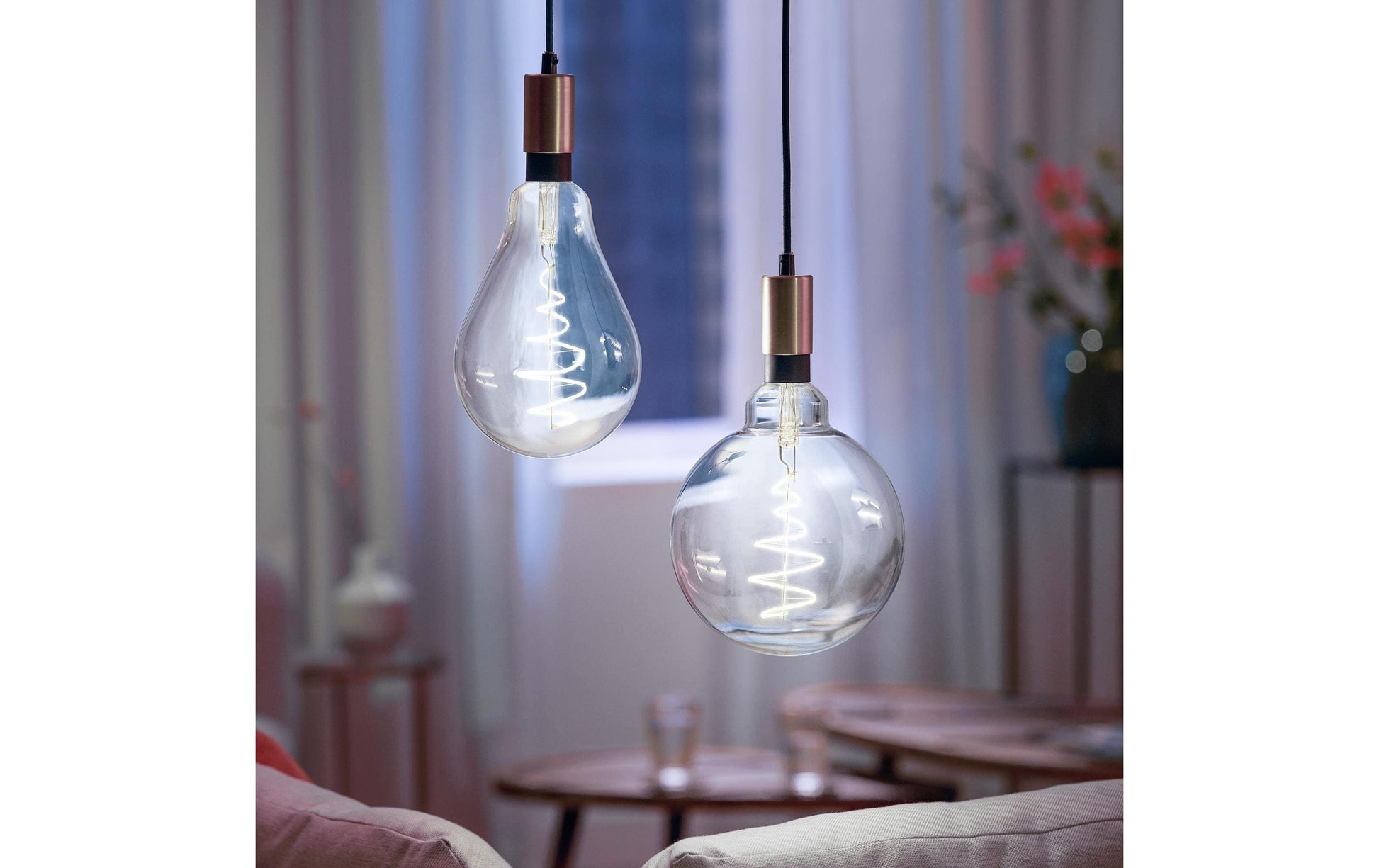 WiZ LED-Leuchtmittel G200 E27 – 6,7 W dimmbar, 470 lm, 2700–6500 K, für Matter und WLAN, klar