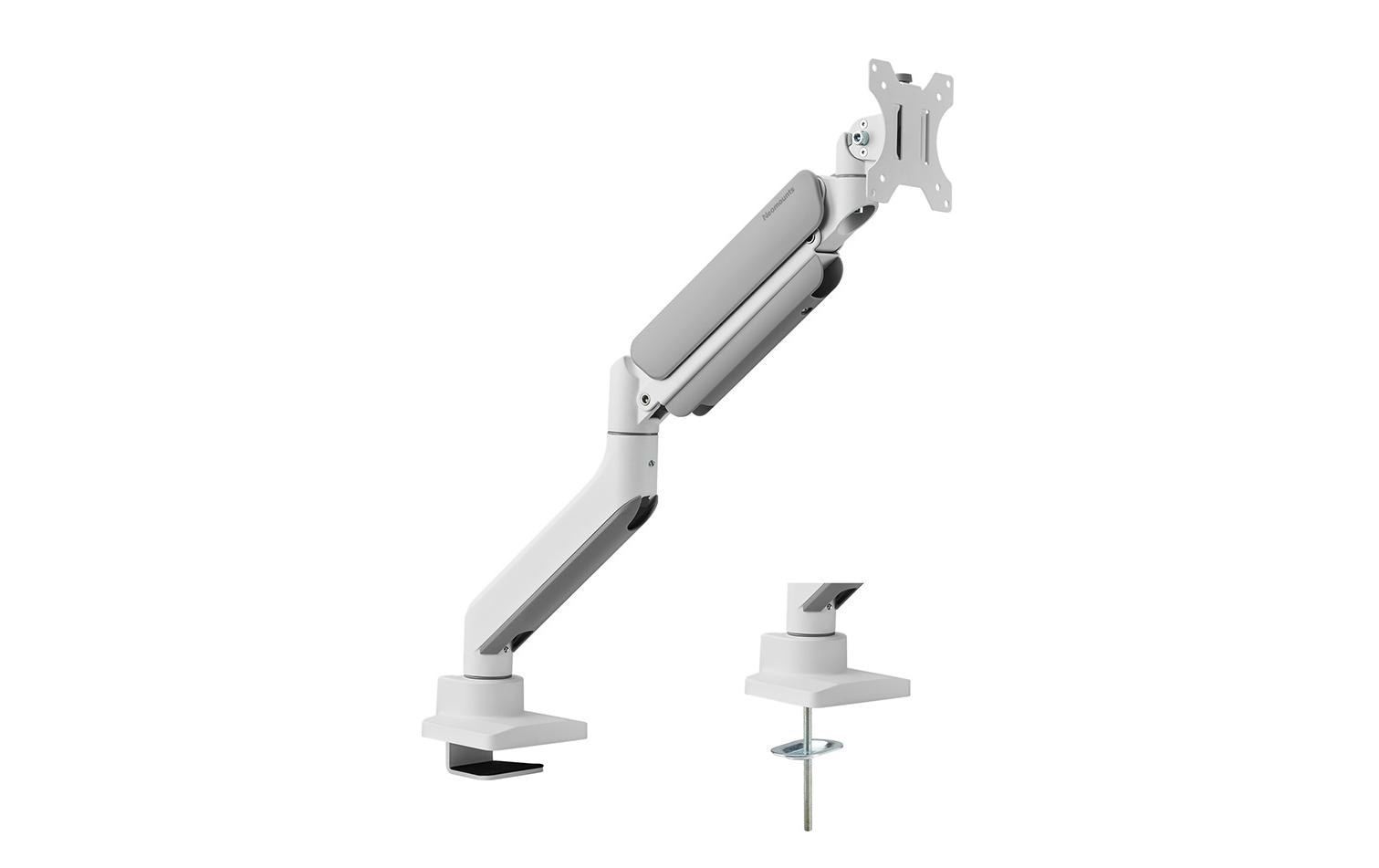 Neomounts DS70PLUS 450WH1 – Tischhalterung – bis 49", VESA 100 × 100 mm, 18 kg, neigbar, weiss