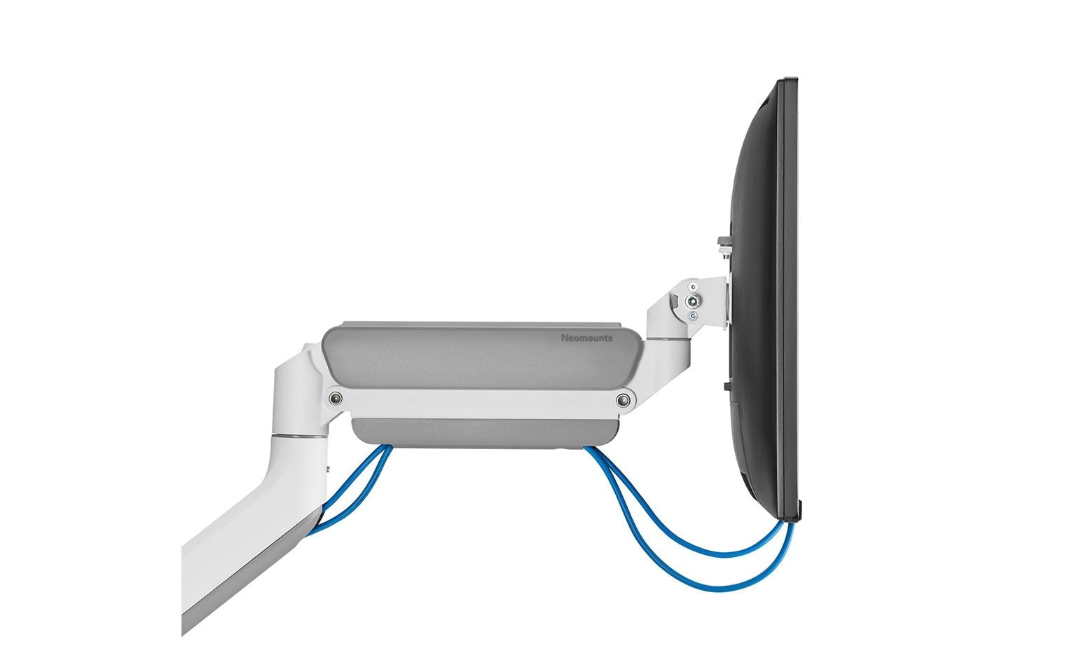 Neomounts DS70PLUS 450WH1 – Tischhalterung – bis 49", VESA 100 × 100 mm, 18 kg, neigbar, weiss
