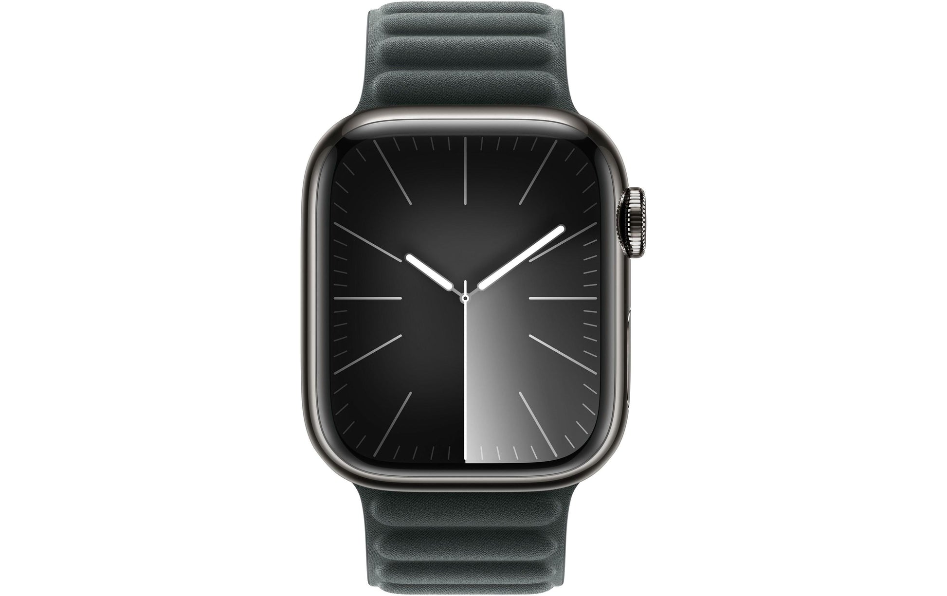 Apple Magnetic Link – Armband – für Apple Watch (38/40/41 mm), Evergreen, S/M, Aus recyceltem Material