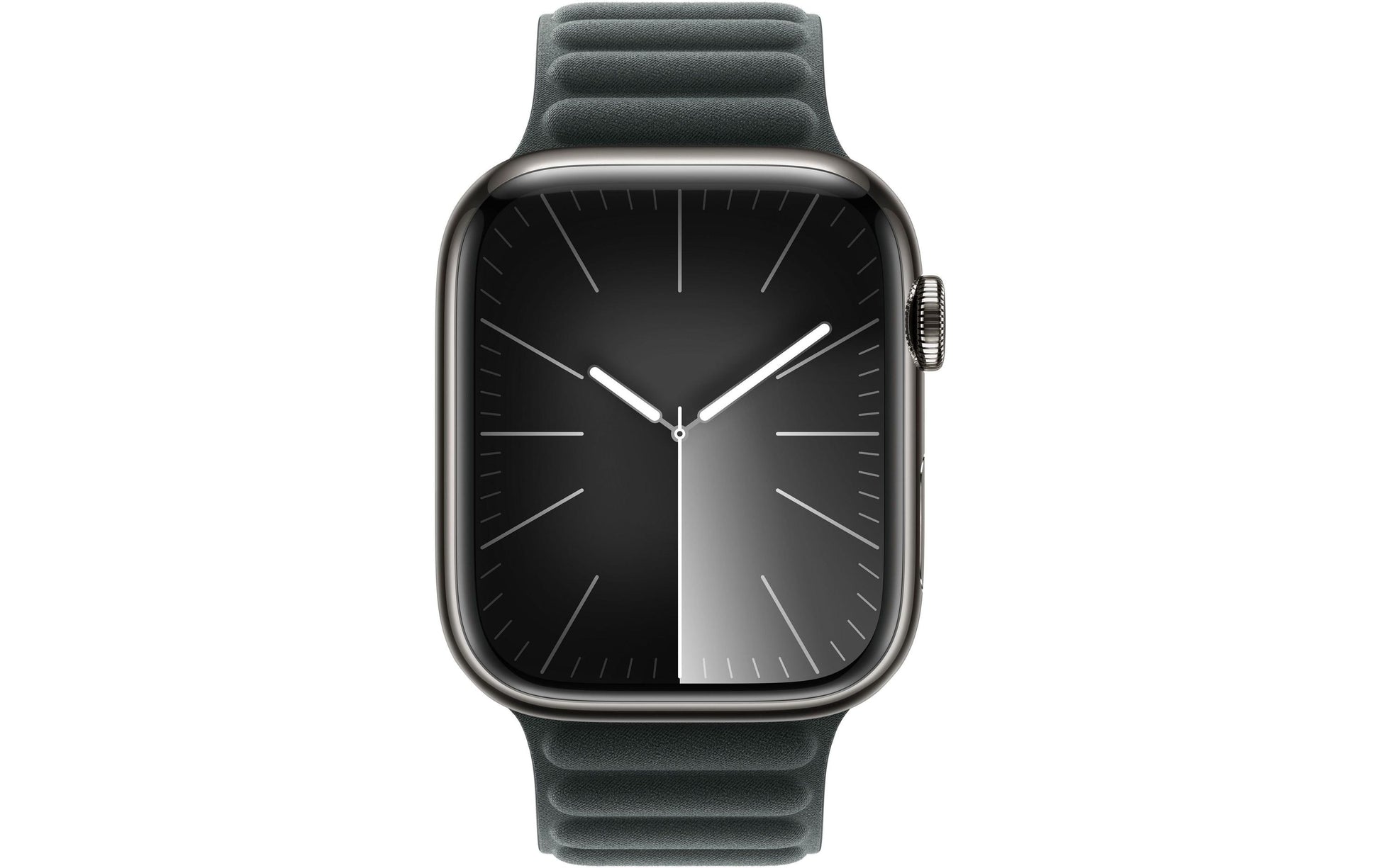 Apple Magnetic Link – Armband – für Apple Watch 45 mm, Evergreen, S/M, Aus recyceltem Material