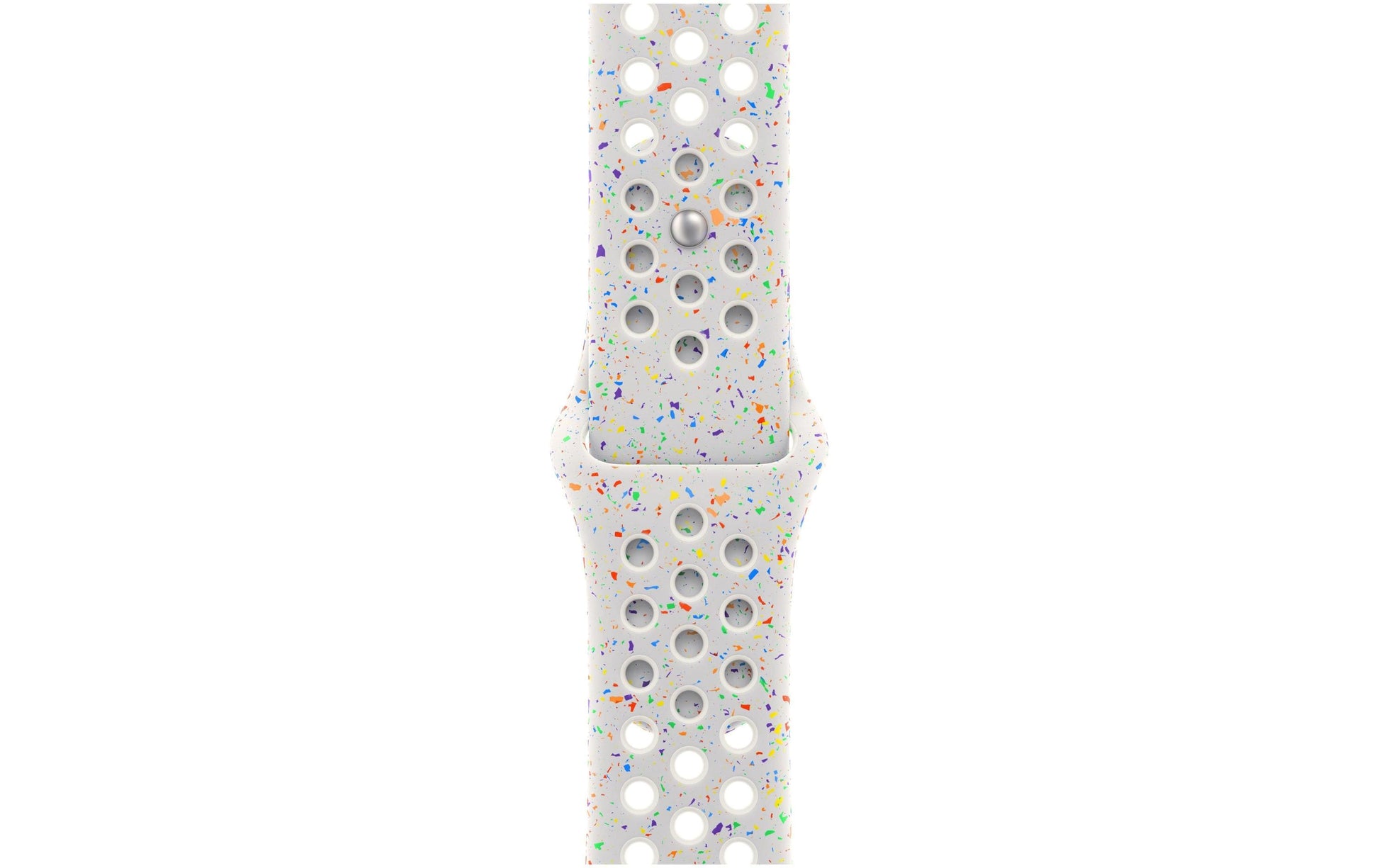 Apple Nike Sport - Armband - für Apple Watch (38-41 mm, Serie 1-9 & SE), Pure Platinum, M/L