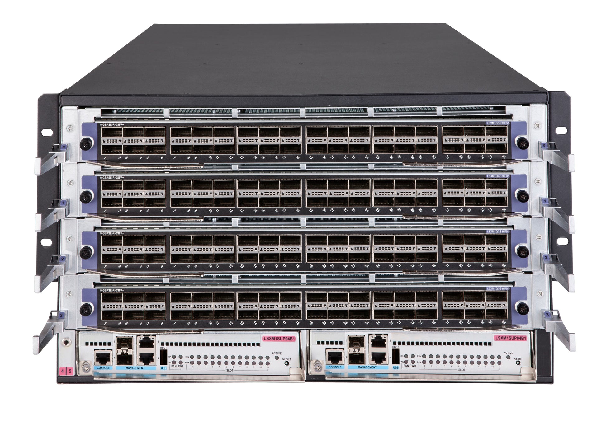 HPE 12904E Switch Chassis – 12 Slots, Routing-/Switching-Kapazität 34,6 Gbit/s, Schwarz, 439,9×857×263,9 mm