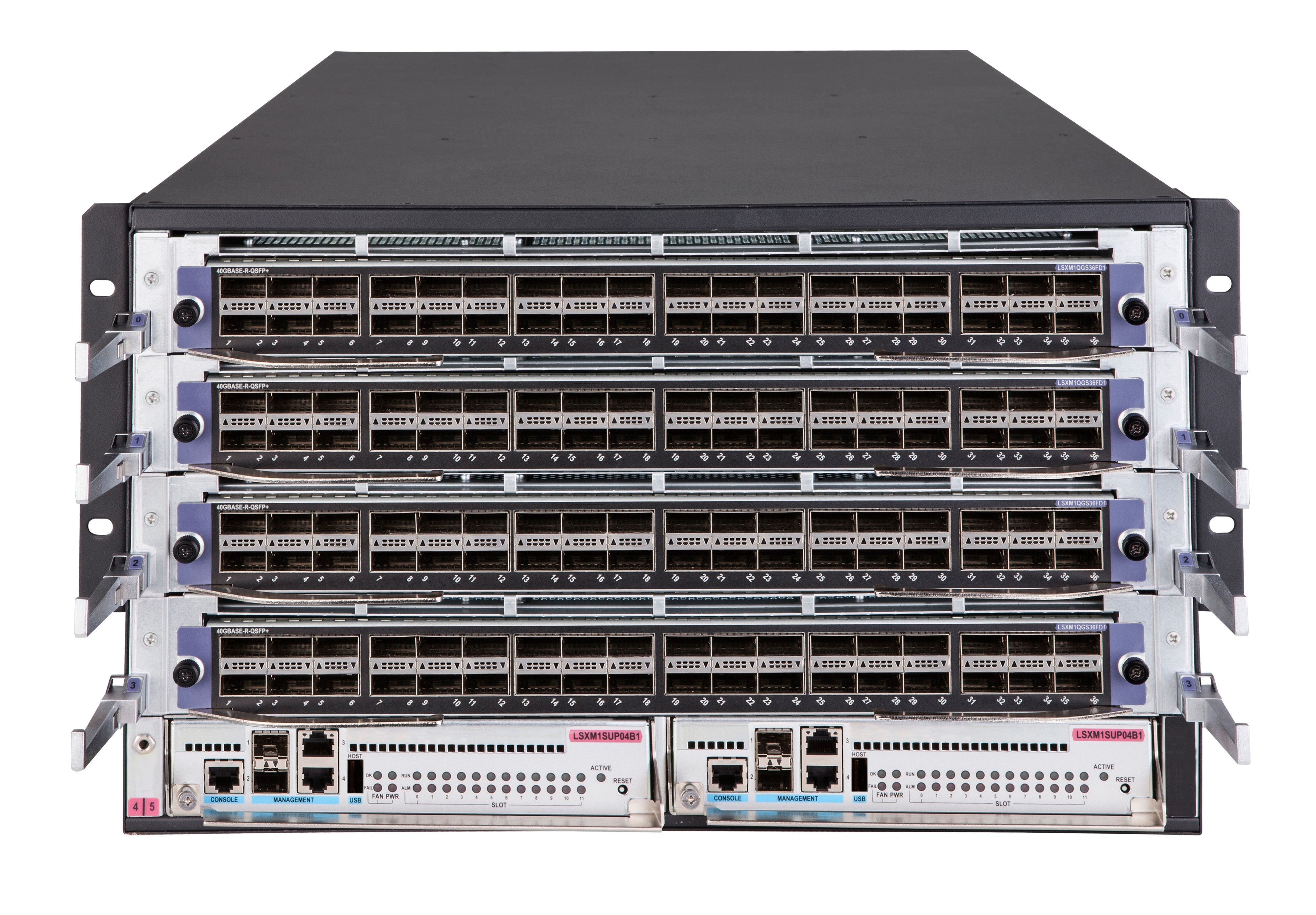 HPE 12904E Switch Chassis – 12 Slots, Routing-/Switching-Kapazität 34,6 Gbit/s, Schwarz, 439,9×857×263,9 mm