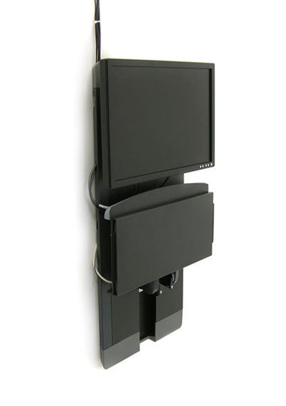Ergotron StyleView Vertical Lift High Traffic Areas – Monitorhalterung, höhenverstellbar, schwarz
