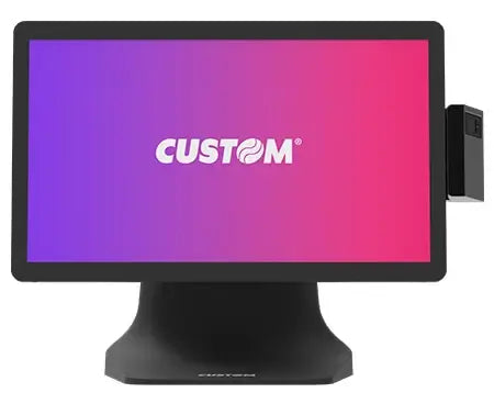 CUSTOM PCPOS Aragon – POS-Terminal 15,6" – Celeron J6412, 8 GB/128 GB – Schwarz