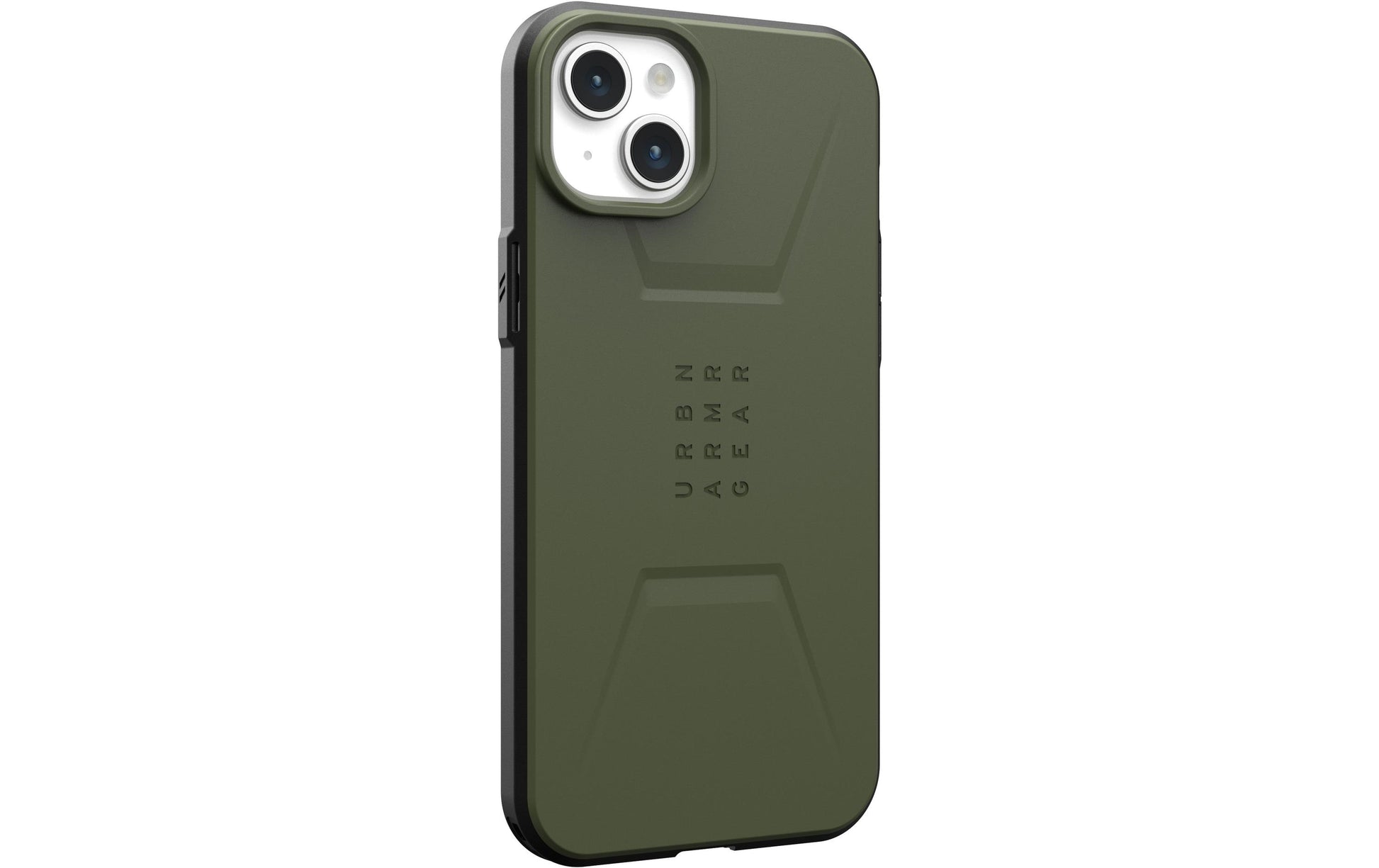Urban Armor Gear UAG – Backcover Civilian – für Apple iPhone 15 Plus – Olivgrün – MagSafe-kompatibel