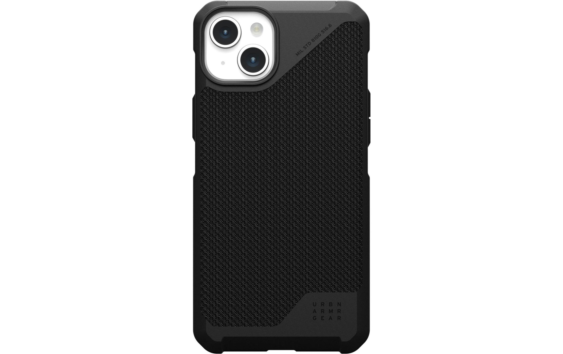 Urban Armor Gear UAG – Backcover Metropolis LT – für Apple iPhone 15 Plus – schwarz – Kevlar/TPU – MagSafe-kompatibel