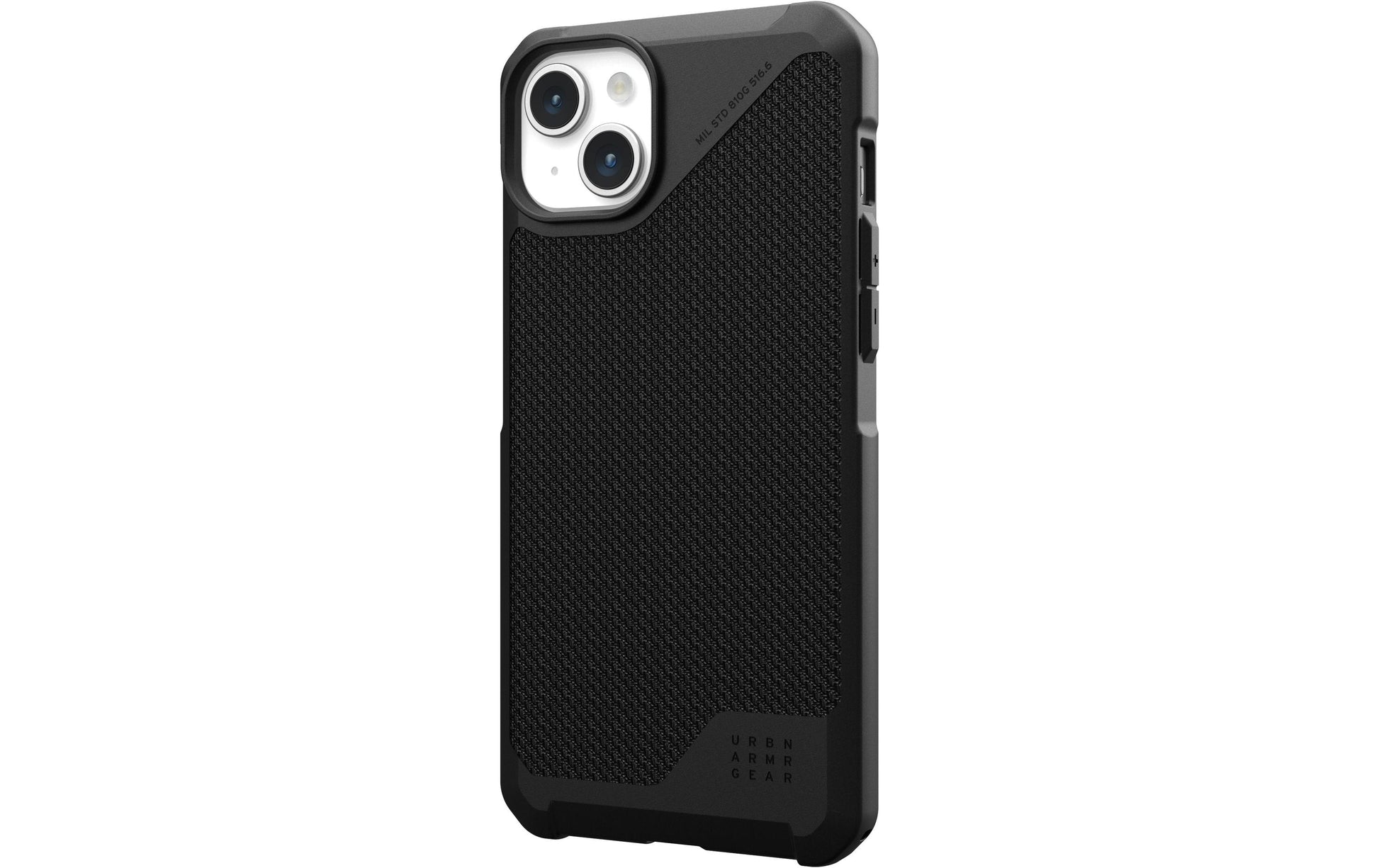 Urban Armor Gear UAG – Backcover Metropolis LT – für Apple iPhone 15 Plus – schwarz – Kevlar/TPU – MagSafe-kompatibel