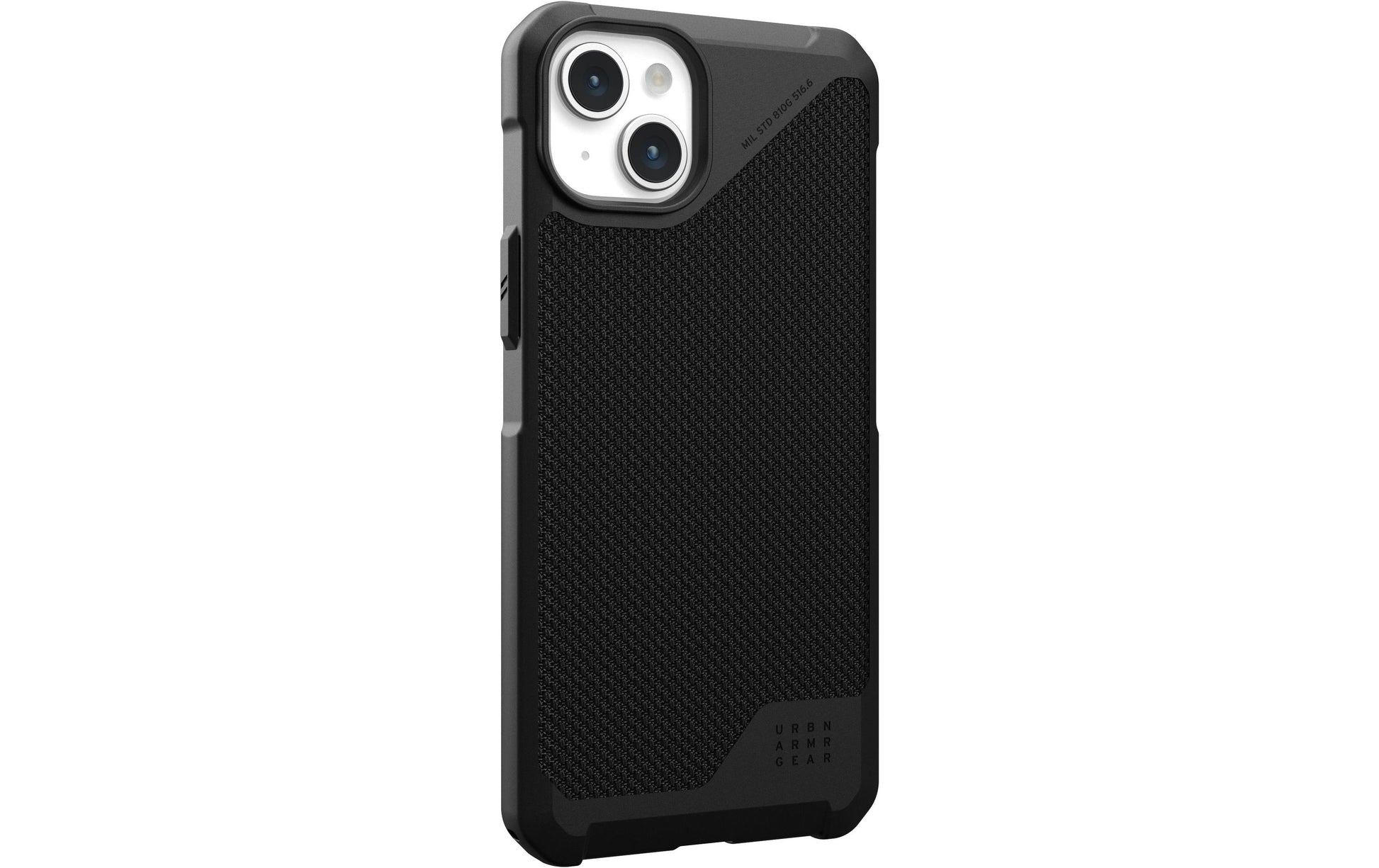 Urban Armor Gear UAG – Backcover Metropolis LT – für Apple iPhone 15 Plus – schwarz – Kevlar/TPU – MagSafe-kompatibel
