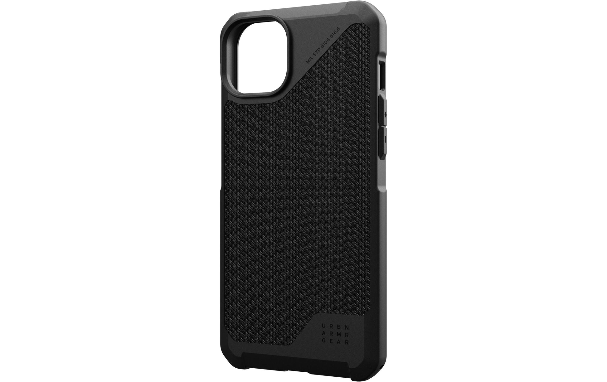 Urban Armor Gear UAG – Backcover Metropolis LT – für Apple iPhone 15 Plus – schwarz – Kevlar/TPU – MagSafe-kompatibel