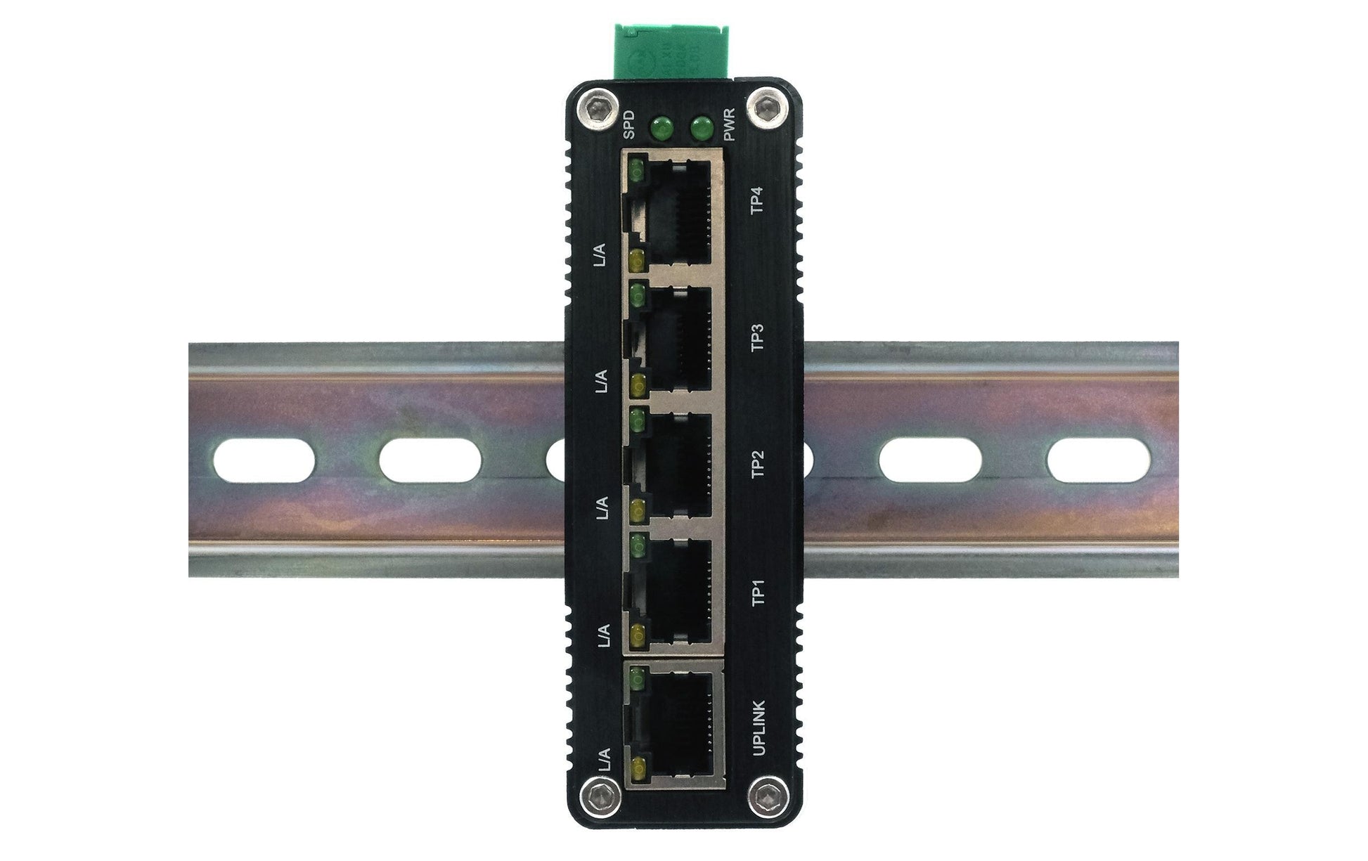 EXSYS EX-62020 – Unmanaged Industrial Switch – 5× 1G, DIN-Rail