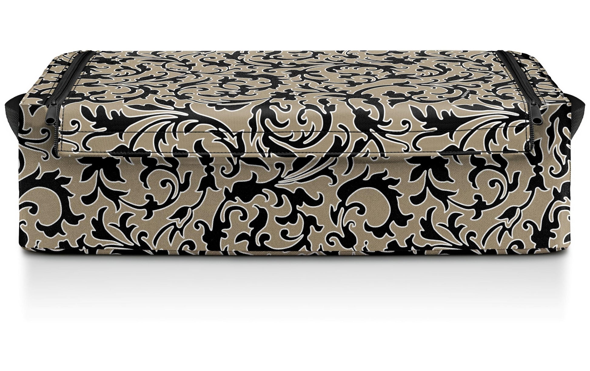 Reisenthel Baroque – Aufbewahrungsbox niedrig, 60 cm, Beige/Schwarz