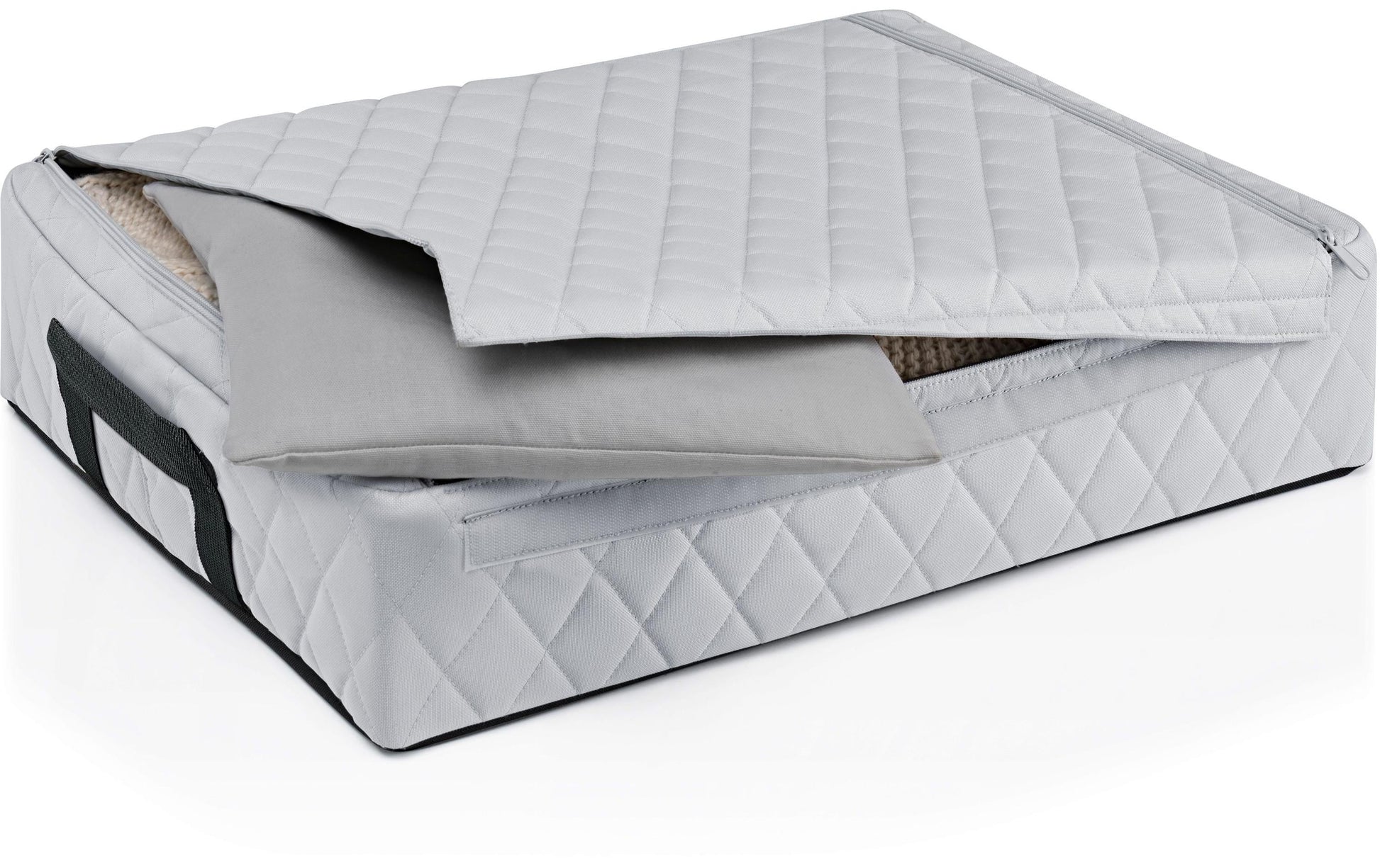 Reisenthel Aufbewahrungsbox – Recyceltes Polyester, Hellgrau, 60 × 45 × 13 cm