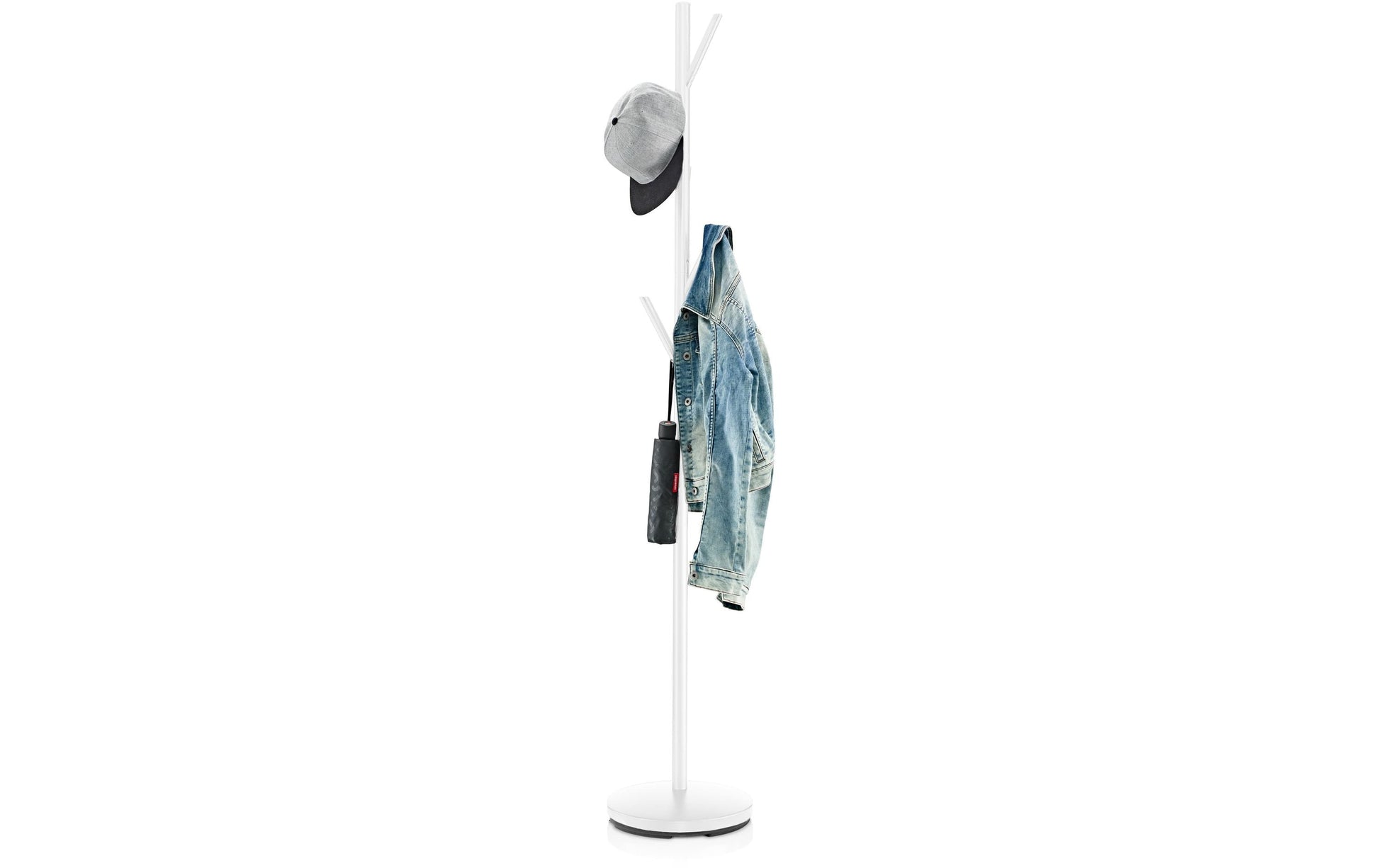 Reisenthel Pure Garderobenständer – 6 Haken – Metall – Weiss – 1'730 mm