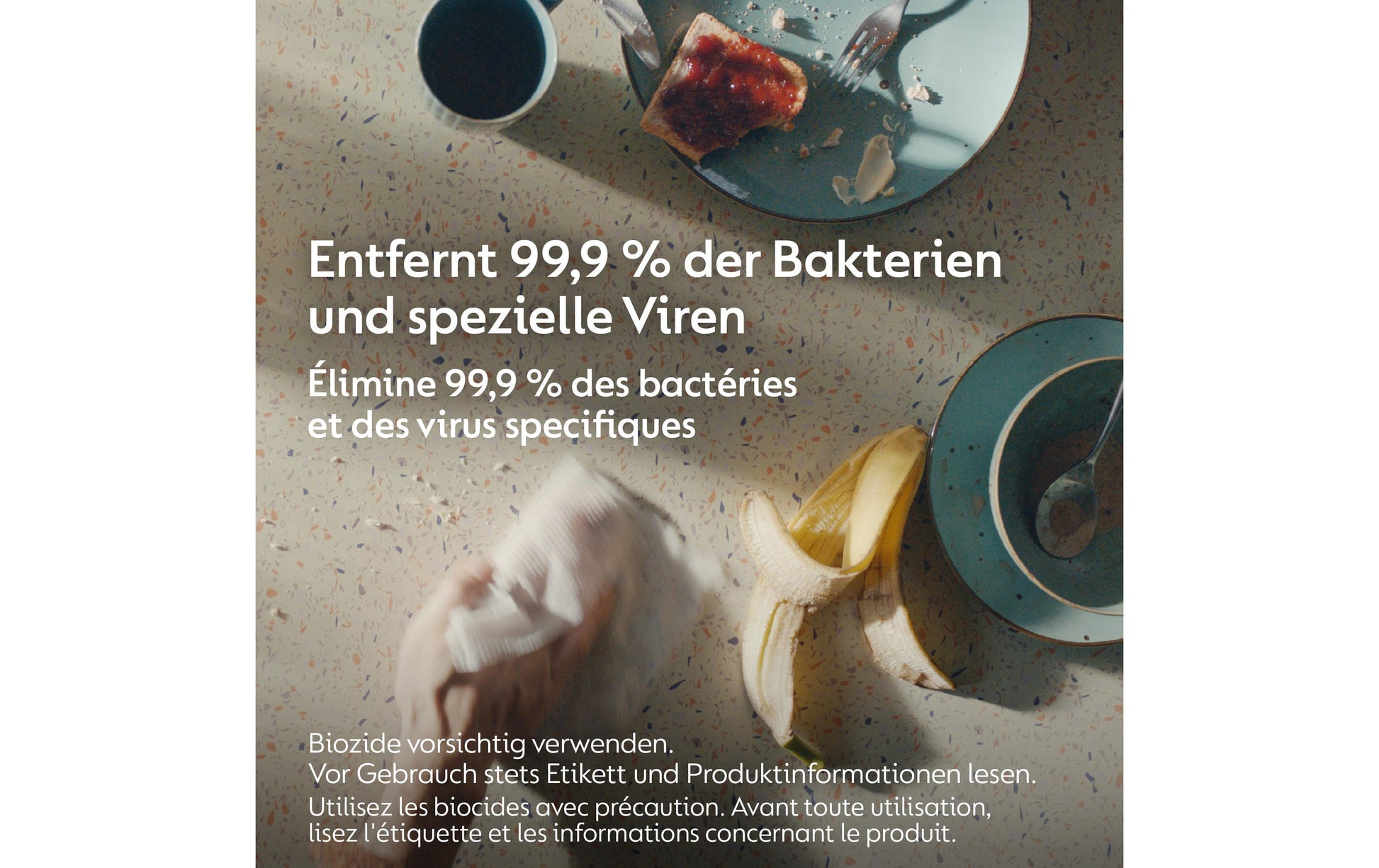 Dettol Tru Clean Allzweckreiniger – Wasserlilie, Tücher – 50 Stk.