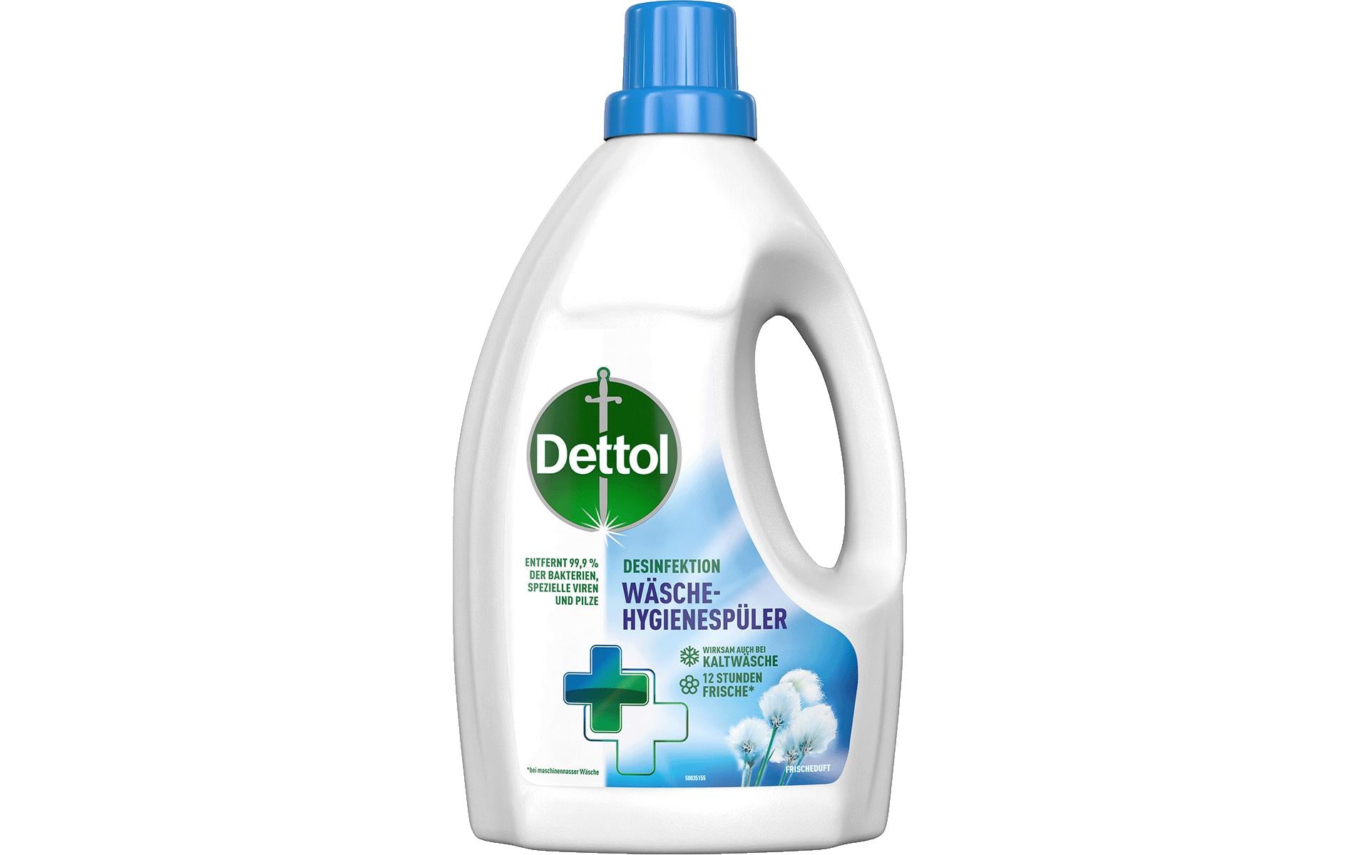 Dettol Desinfektions-Waschmittel für Universal – Frisch – 1,5 l – desinfizierend