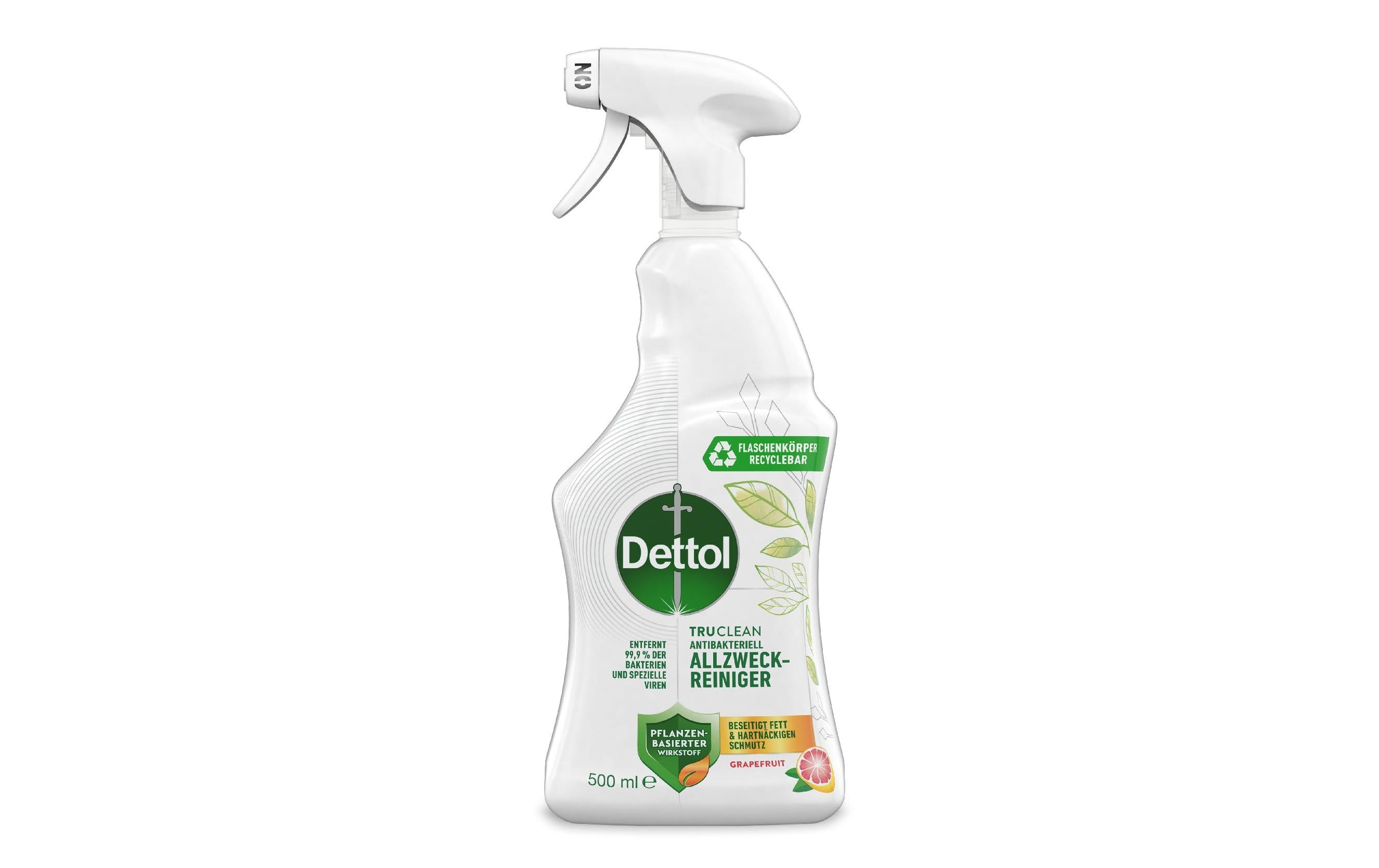 Dettol Allzweckreiniger, Grapefruit, für Bad, Küche, WC, desinfizierend, Spray, 500 ml