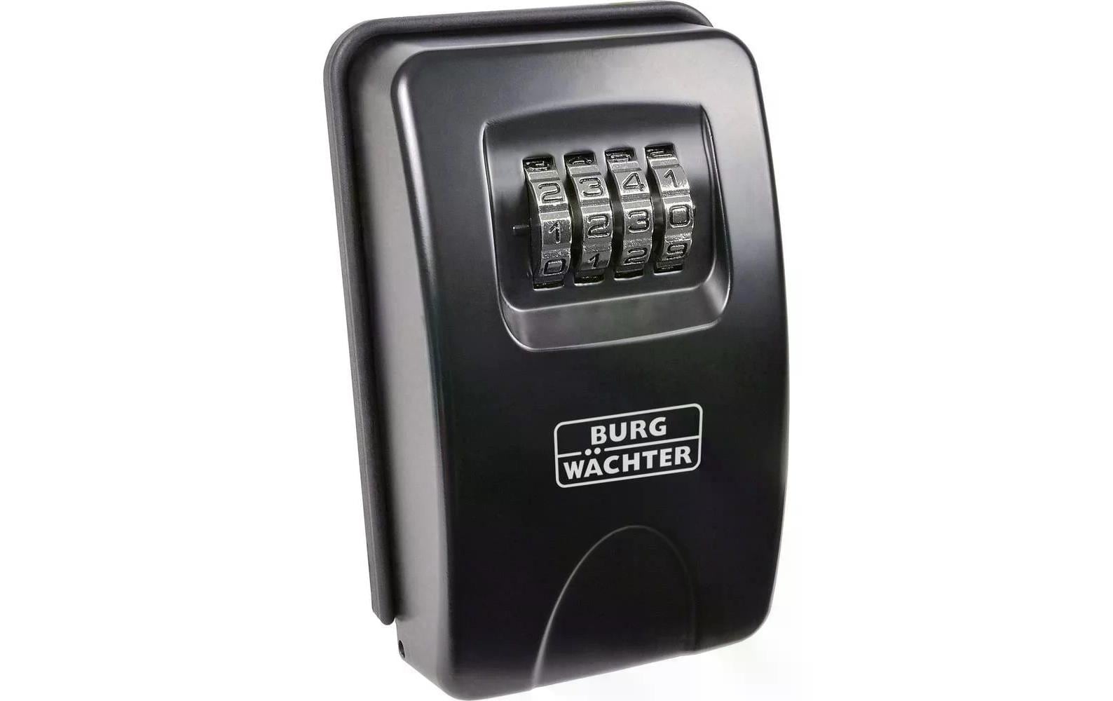 BURG-WÄCHTER Burgwächter Schlüsseldepot KEYSAFE 20 SB, 1 Haken, Zahlenschloss, für Aussenbereich, Zink – Wandmontage