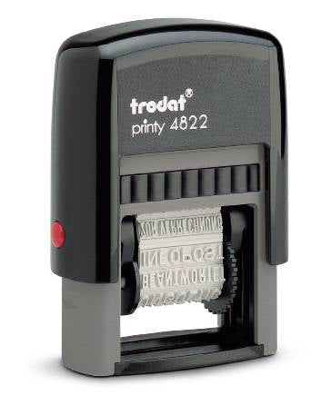 Trodat Motivstempel E 4822EEKSC – Motiv: Mehrtext, selbstfärbend