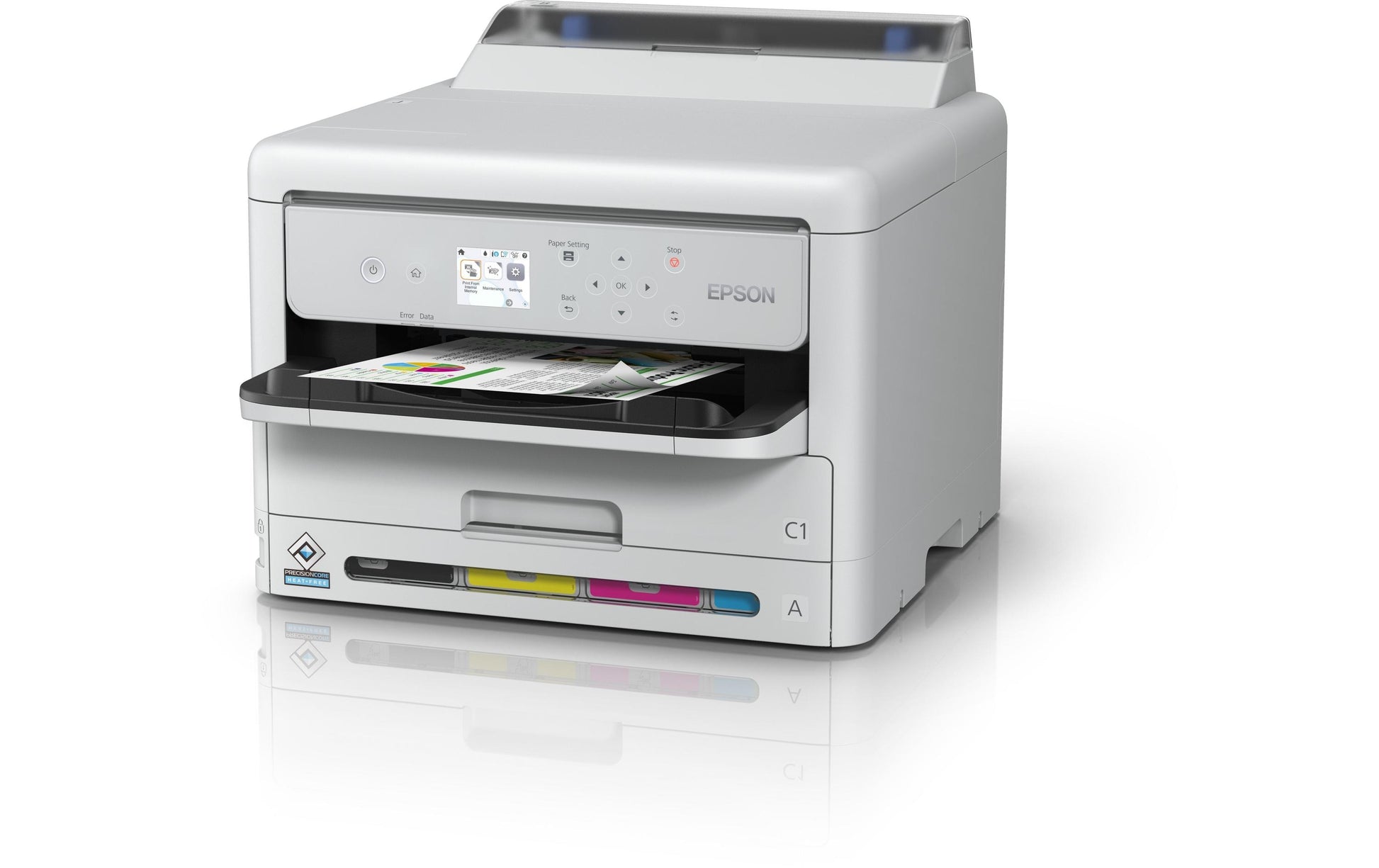 Epson WorkForce Pro WF-C5390 DW – Farbdrucker, A4, Duplex, USB, LAN, WLAN